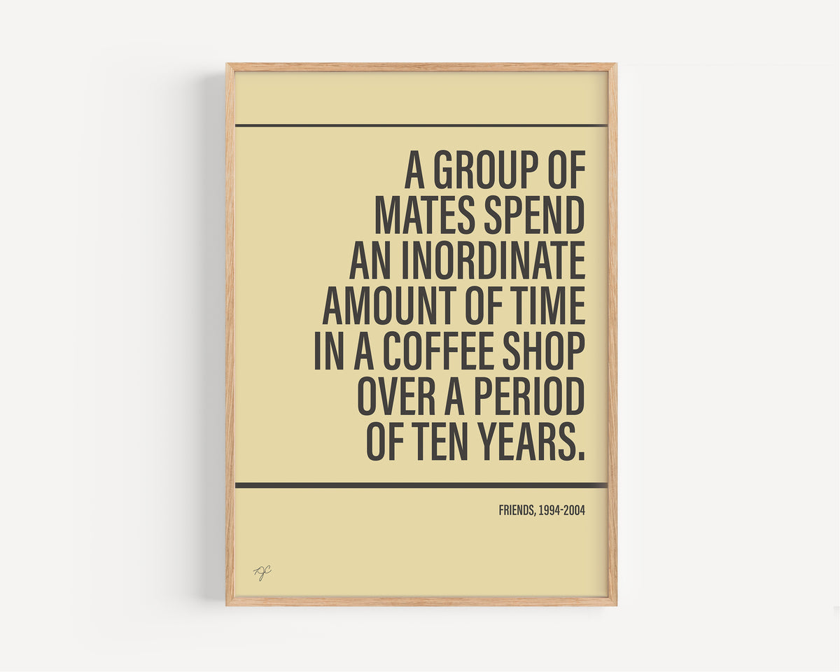 Friends Alternative TV and Film Print | UK Wall Art
