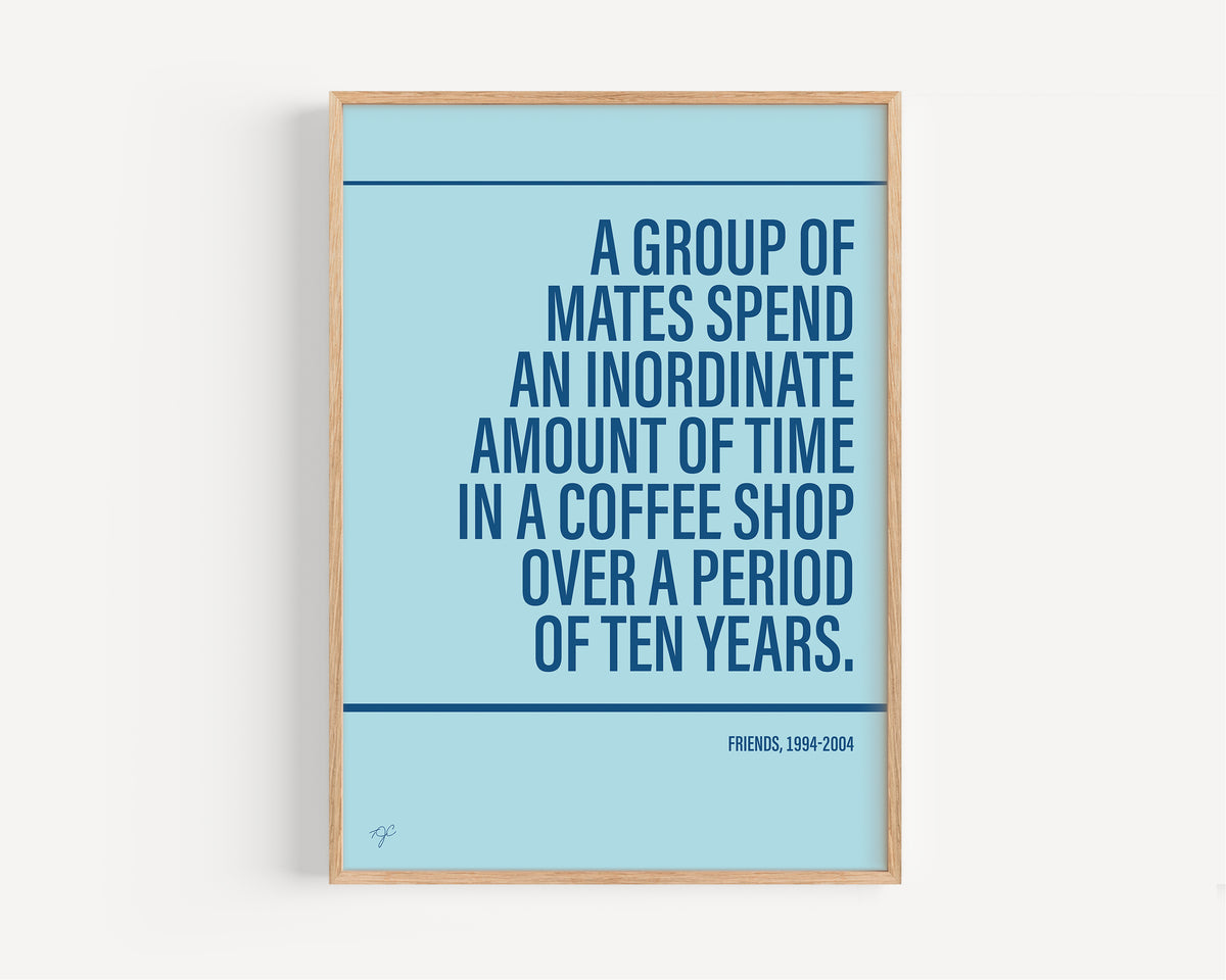 Friends Alternative TV and Film Print | UK Wall Art