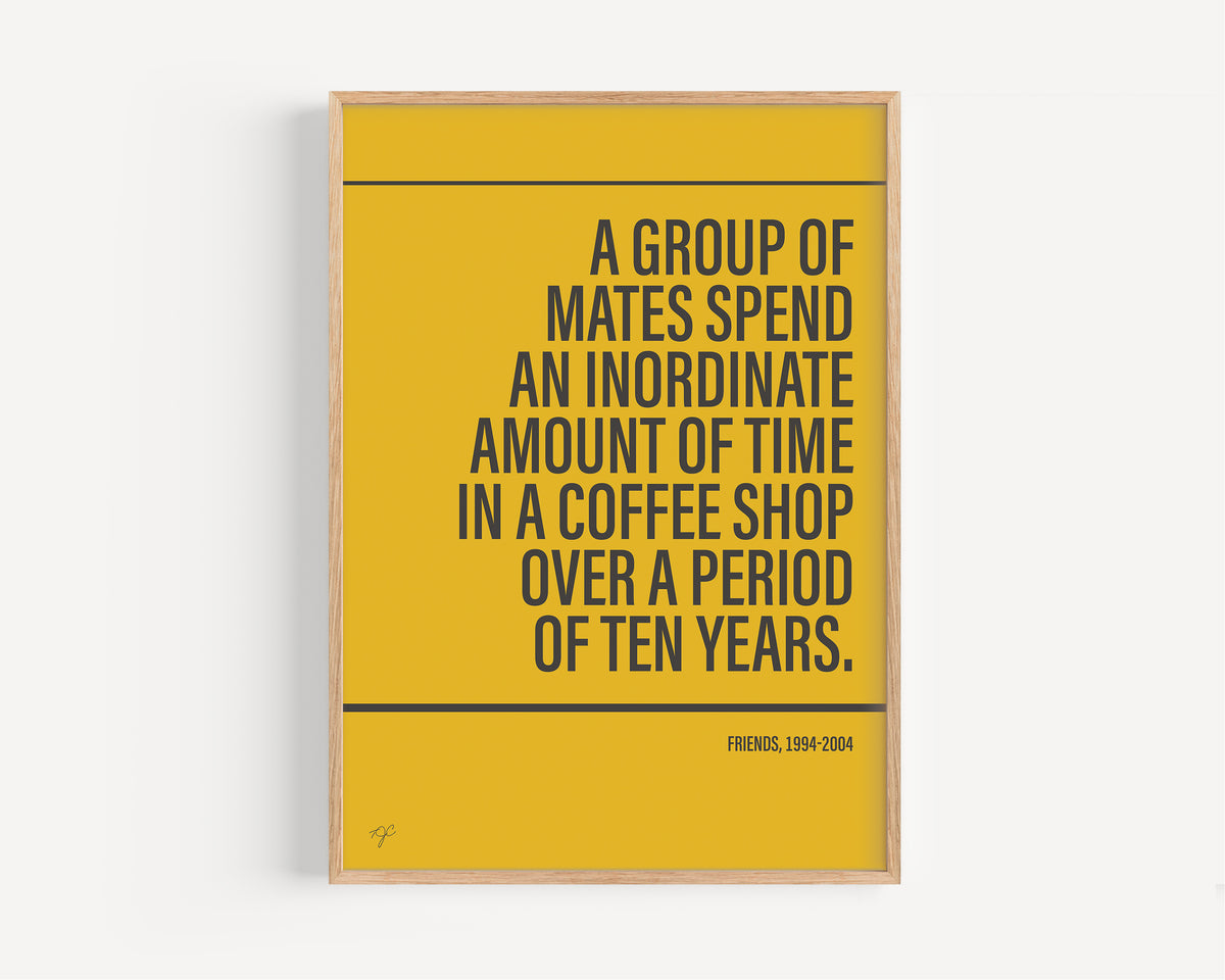 Friends Alternative TV and Film Print | UK Wall Art