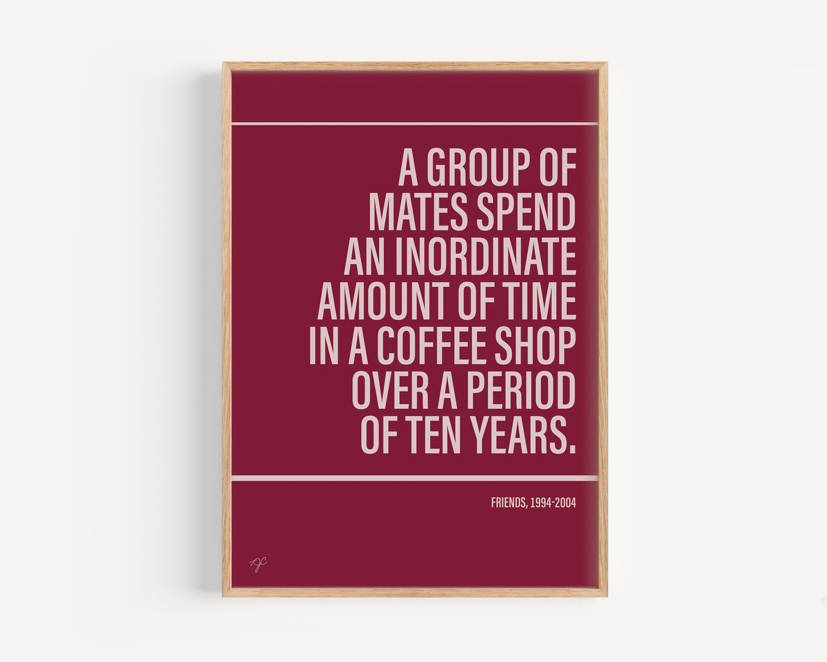 Friends Alternative TV and Film Print | UK Wall Art