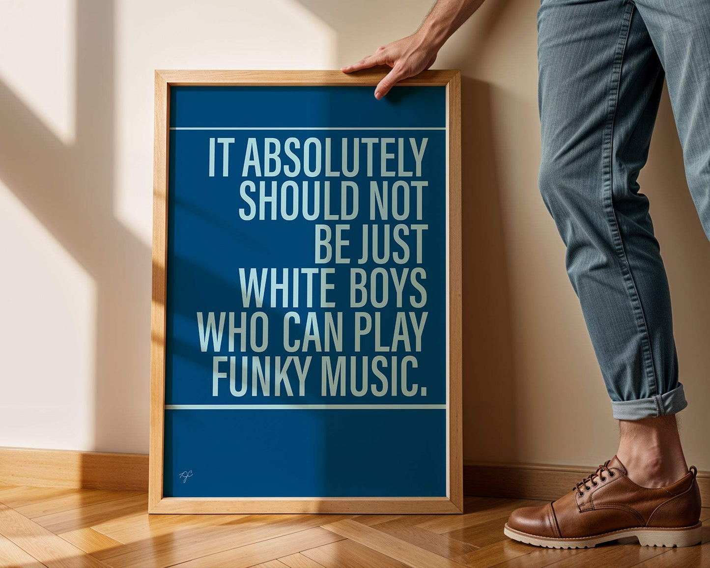Play That Funky Music Wild Cherry Alternative Lyrics Print │ Song Lyric Wall Art UK