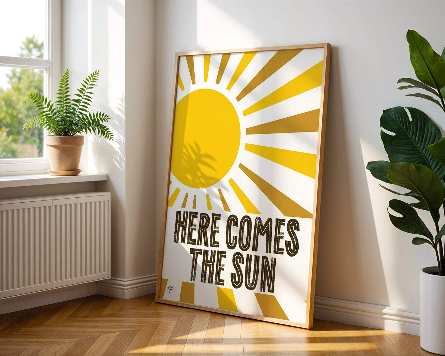 Here Comes the Sun print
