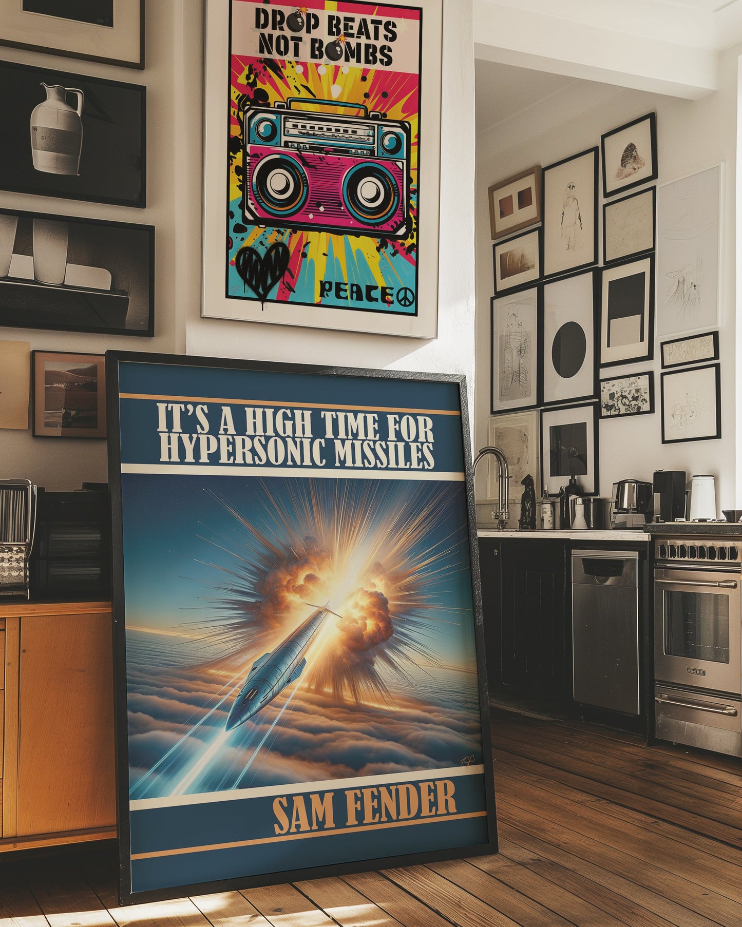 Sam Fender Hypersonic Missiles print on a luxury matte fine art paper