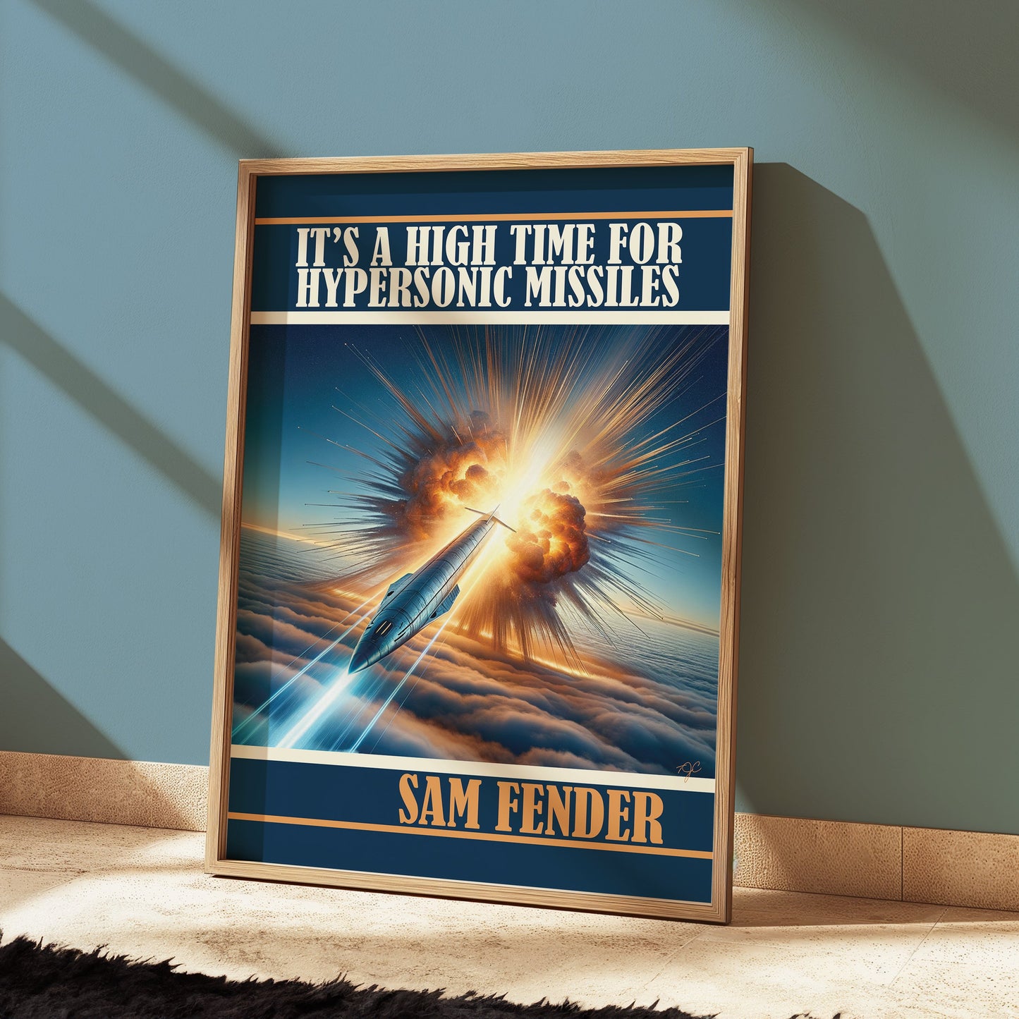 Sam Fender Hypersonic Missiles print on a luxury matte fine art paper