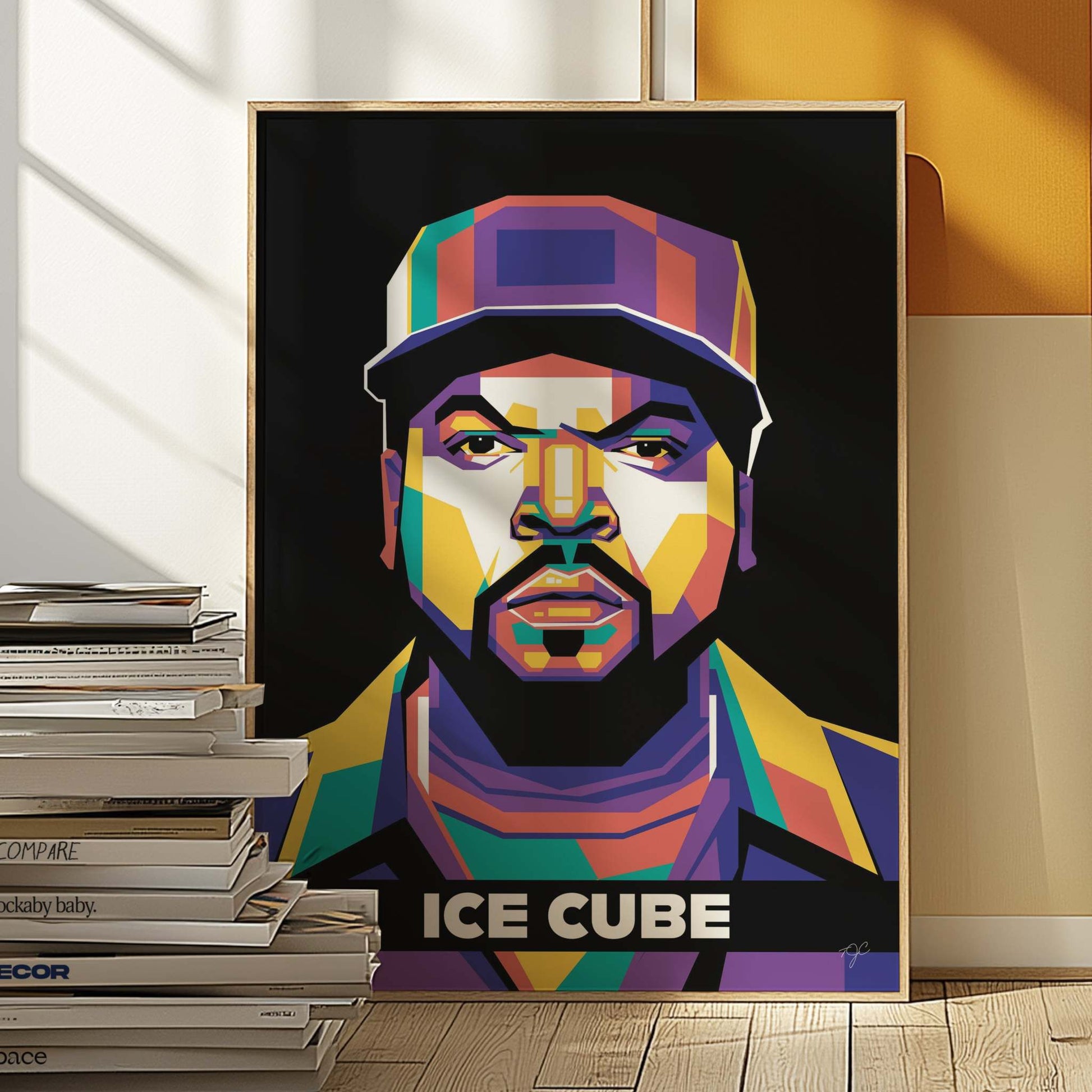 Ice Cube print produced on a high quality matte luxury fine art paper.