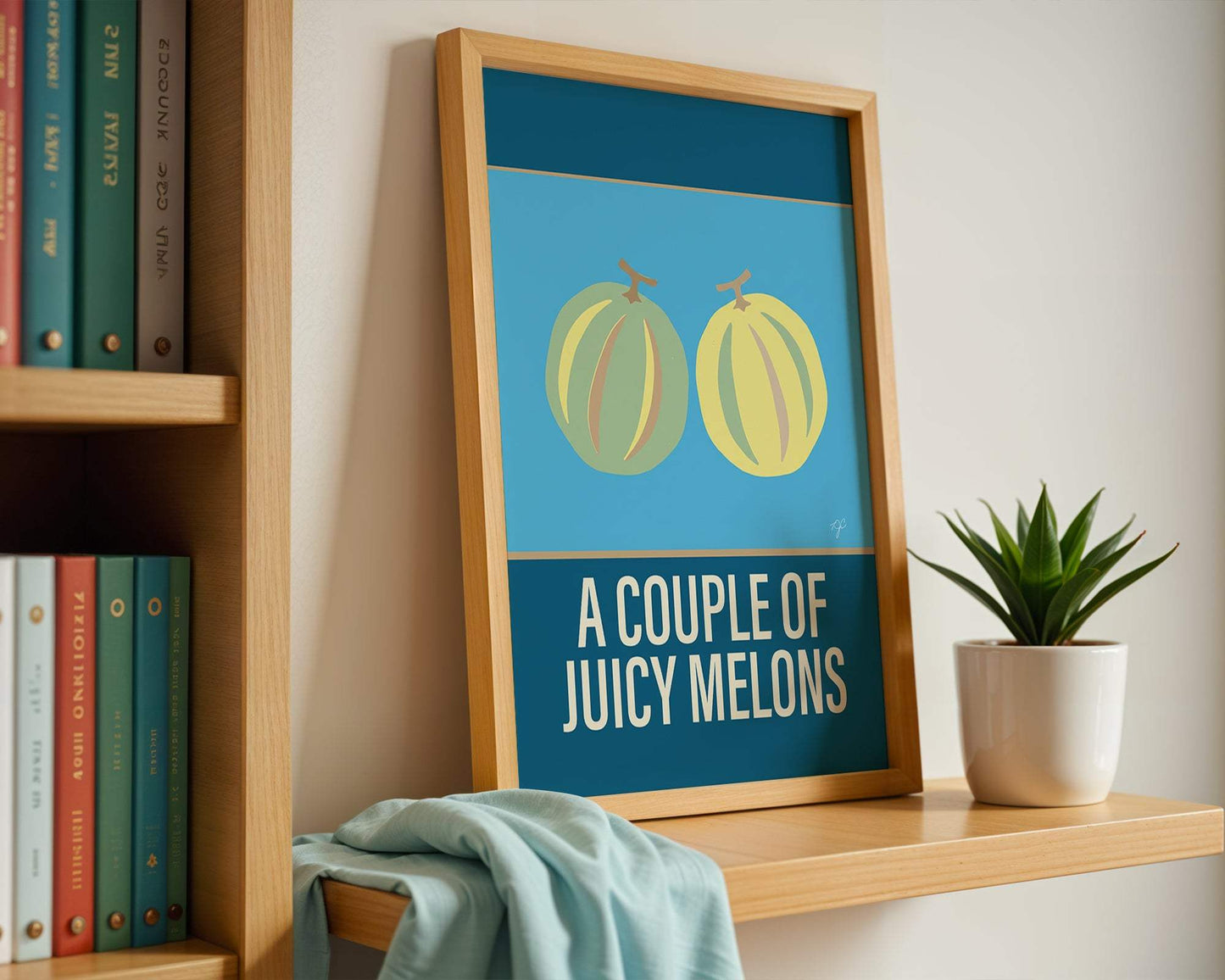"A Couple of Juicy Melons" - Wall Art Print