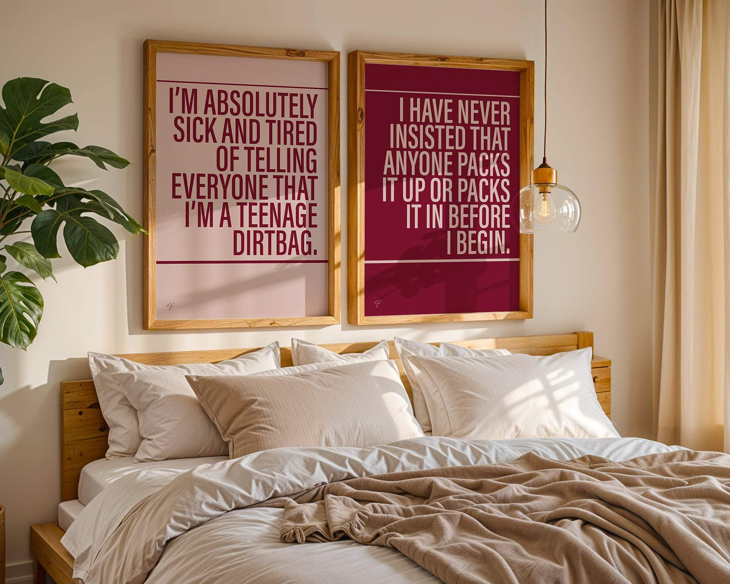 Teenage Dirtbag Wheatus Alternative Lyrics Music Print │ Song Lyric Wall Art UK
