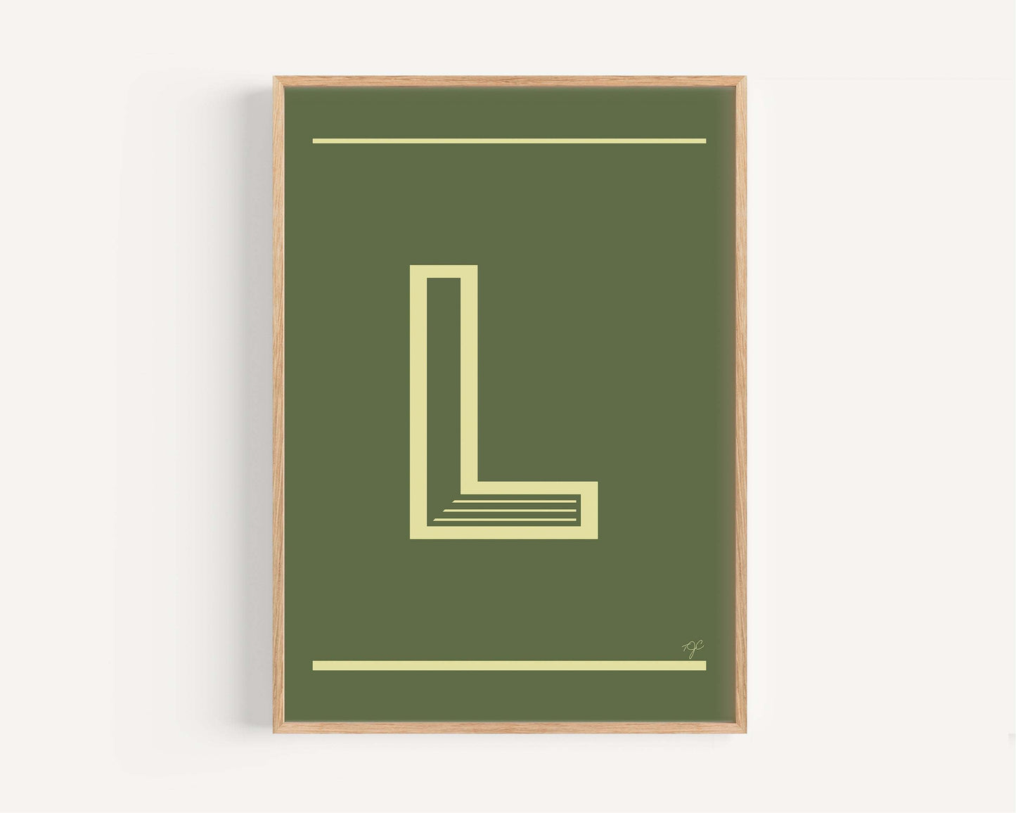 "L" – The Alphabet Print Collection