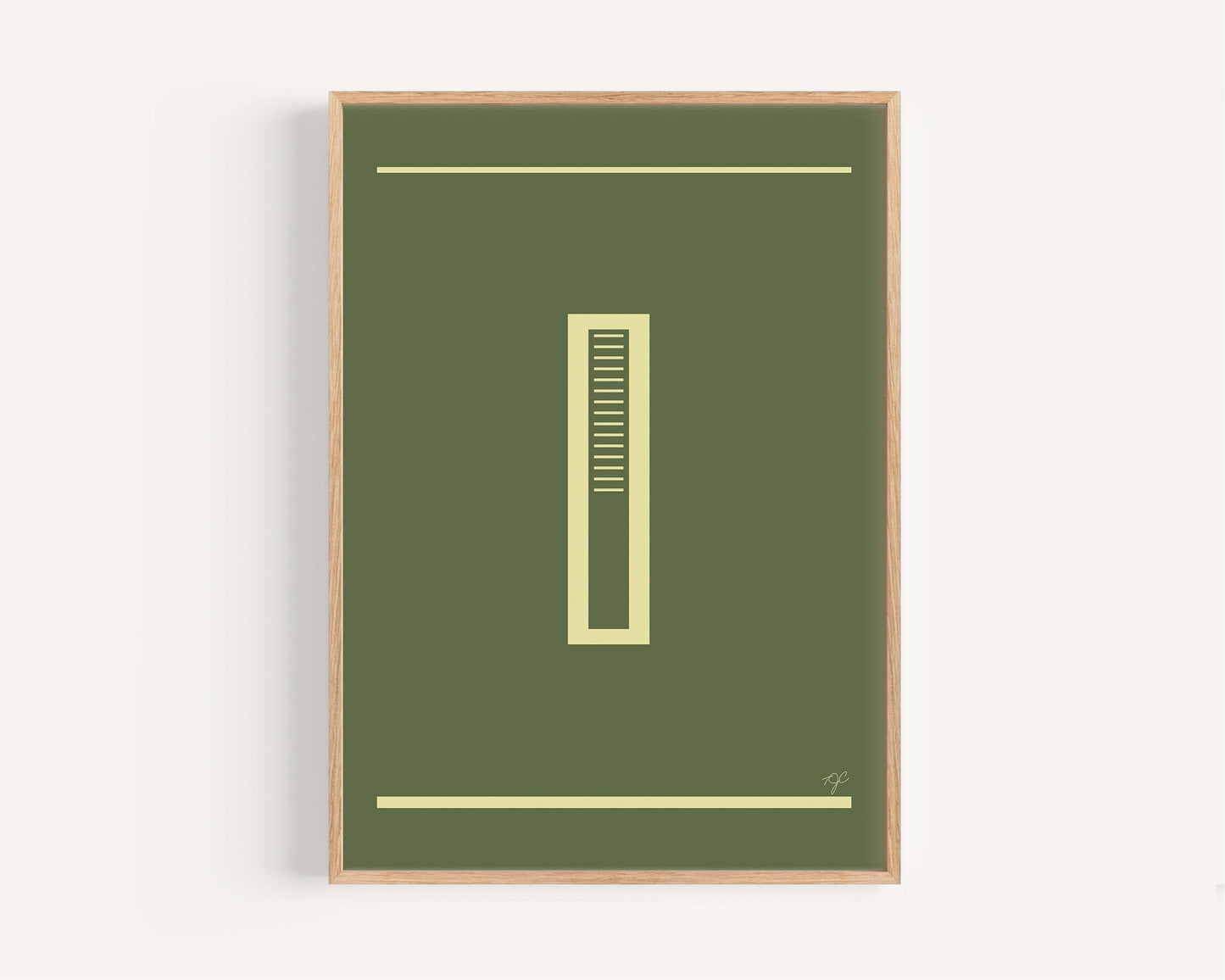 "I" – The Alphabet Print Collection