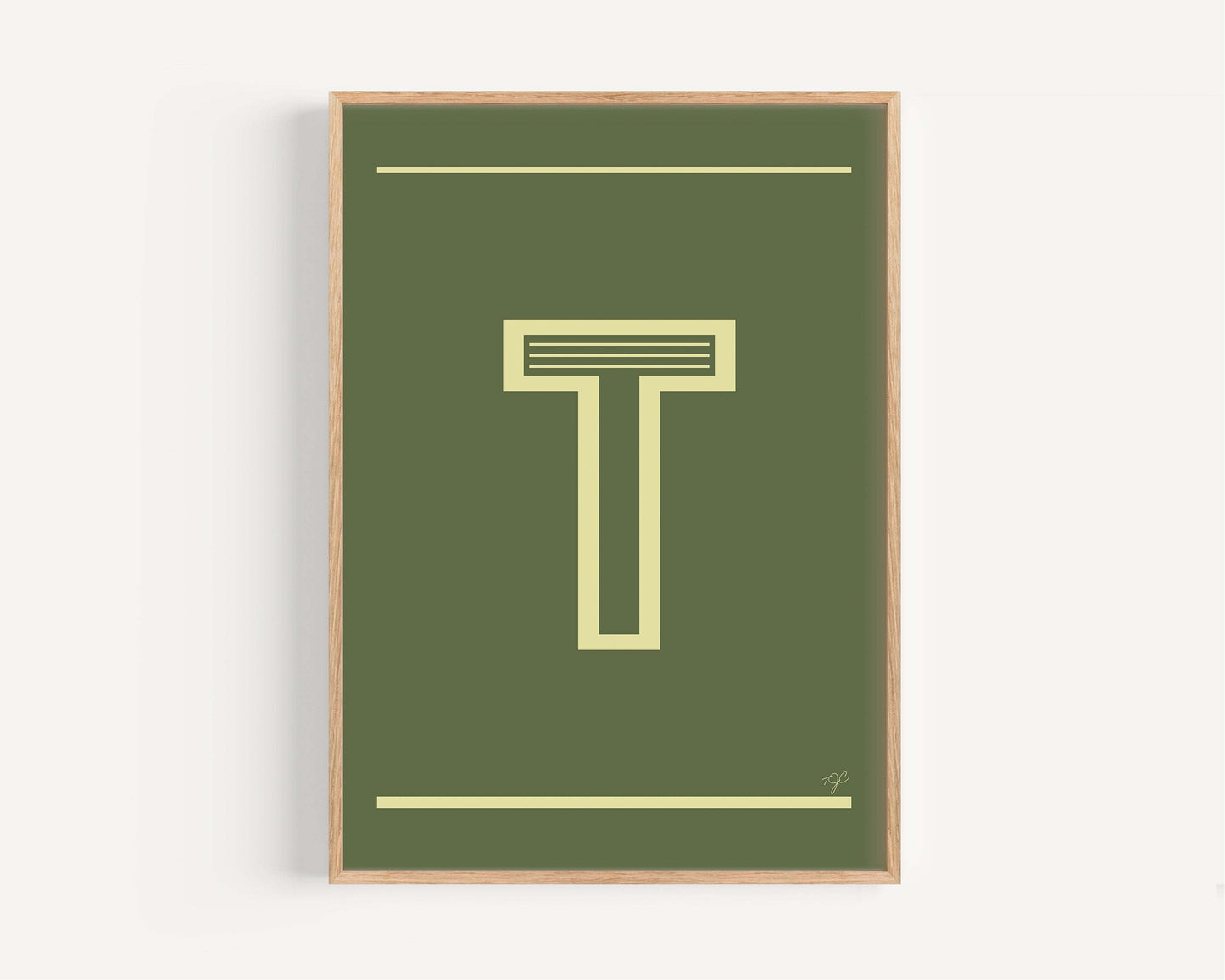 "T" – The Alphabet Print Collection