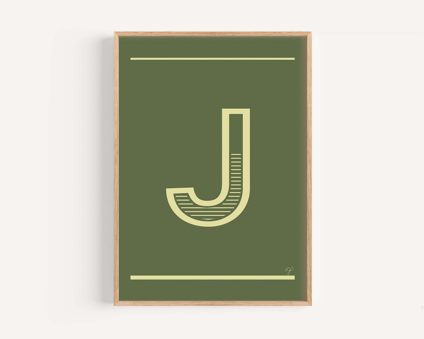 "J" – The Alphabet Print Collection