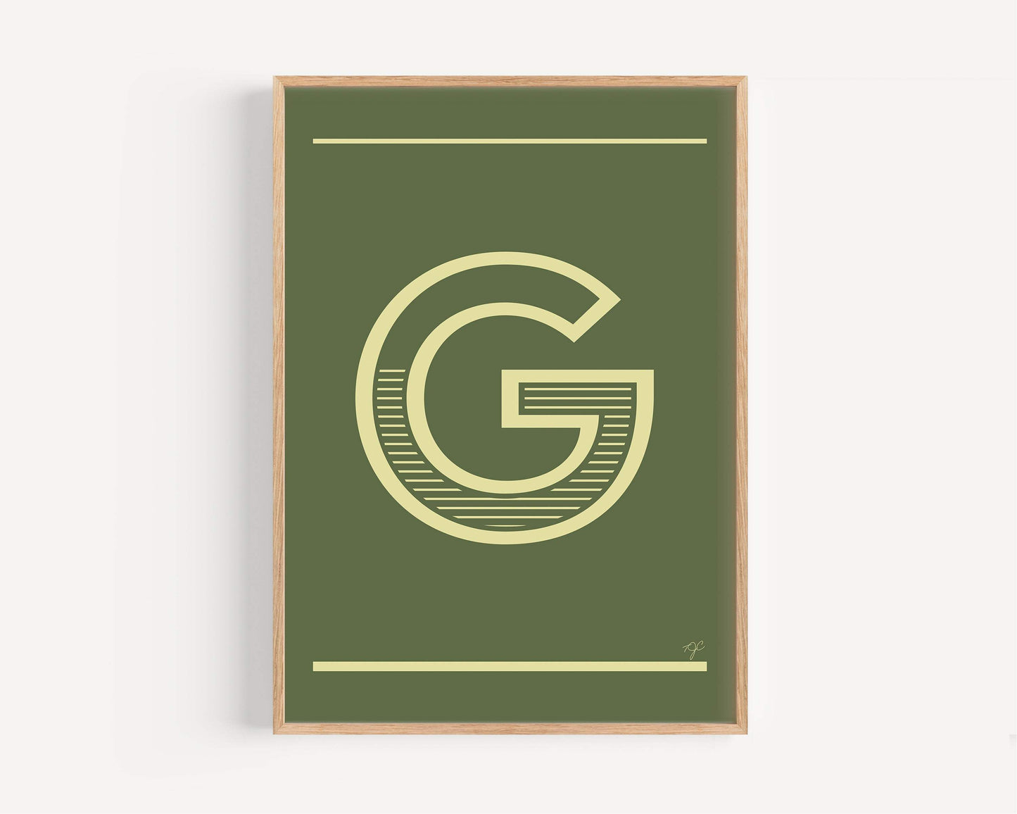 "G" – The Alphabet Print Collection