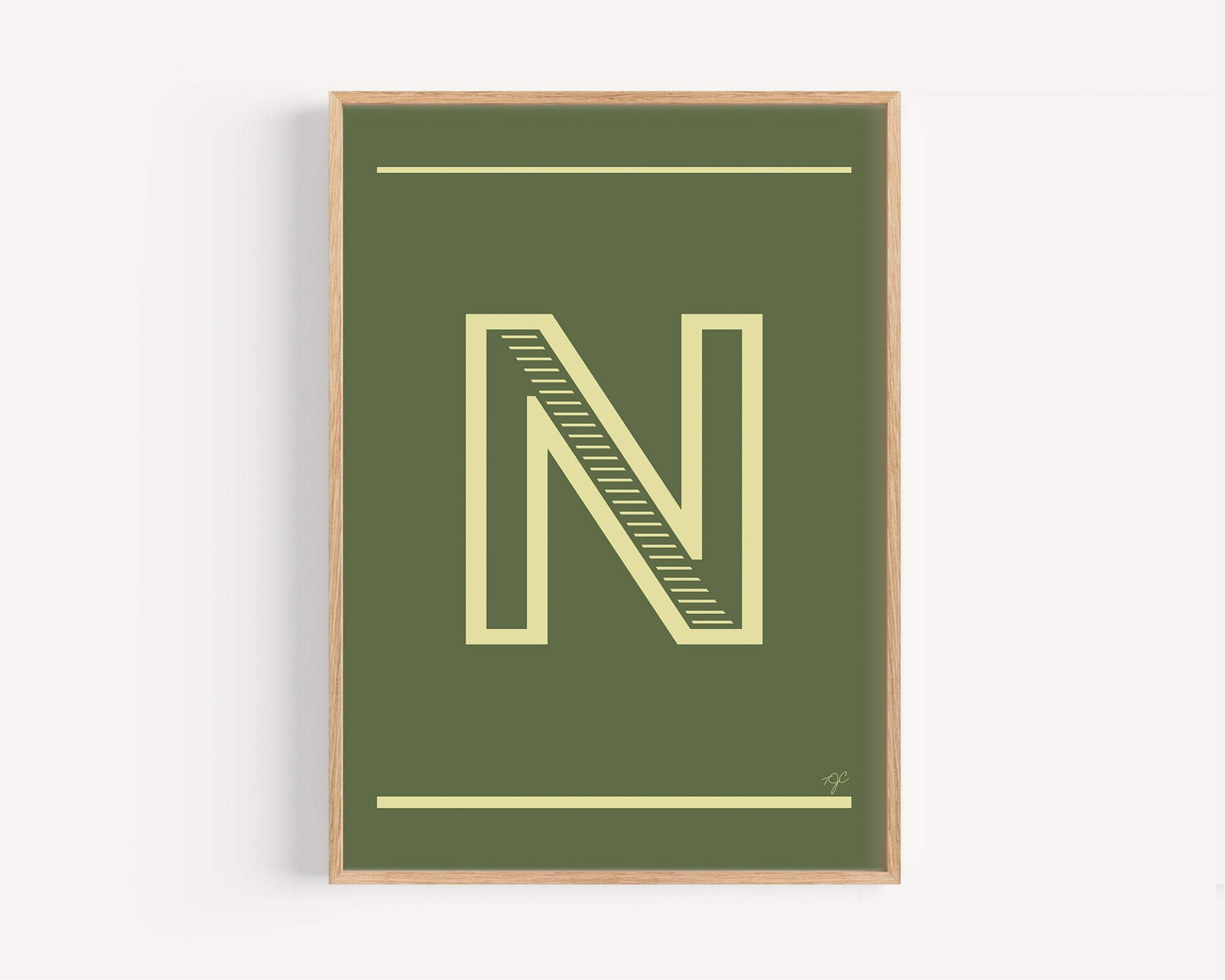 "N" – The Alphabet Print Collection