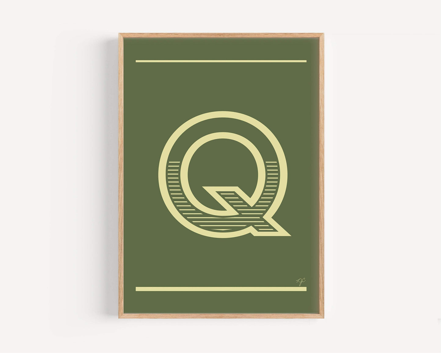 "Q" – The Alphabet Print Collection