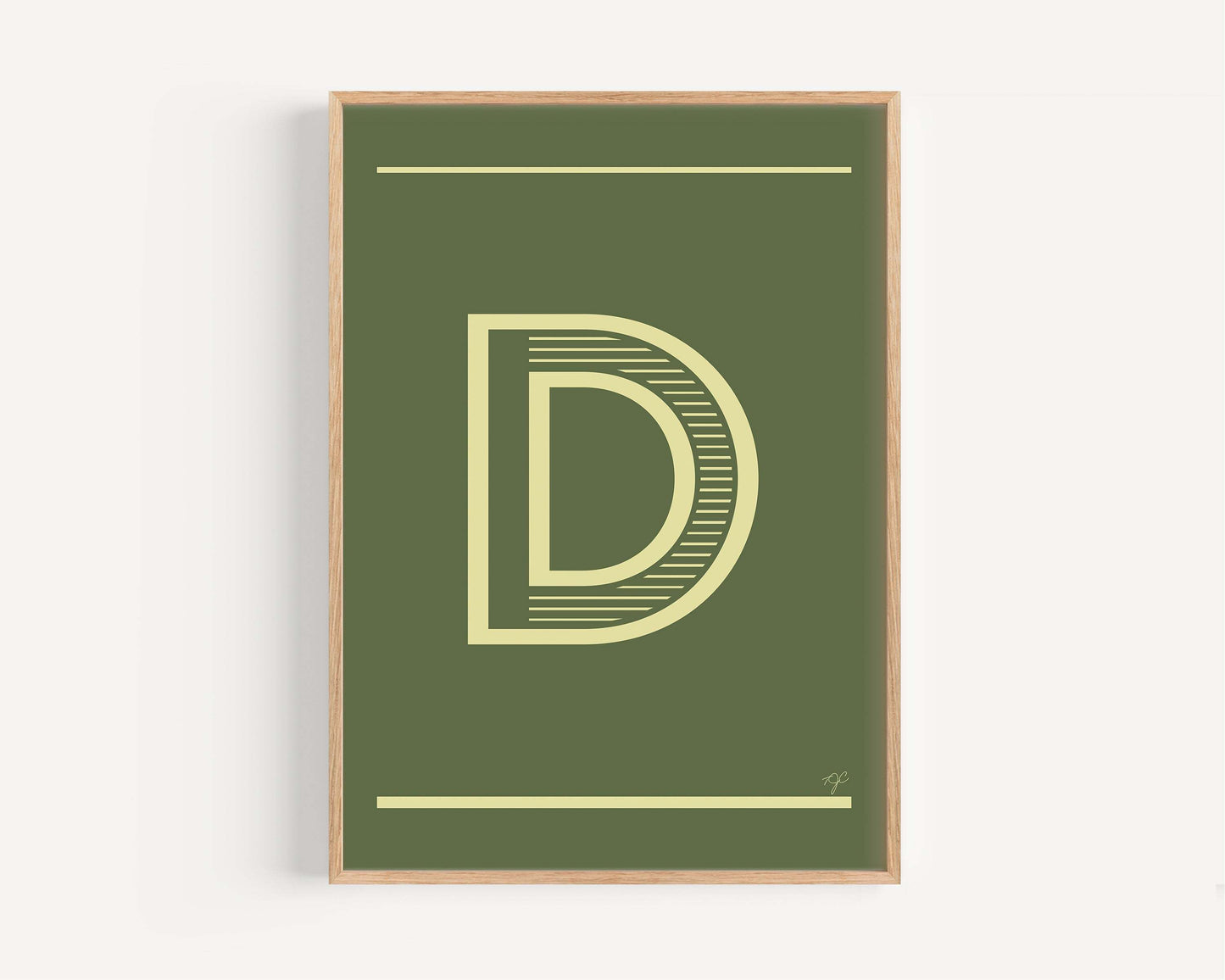"D" – The Alphabet Print Collection
