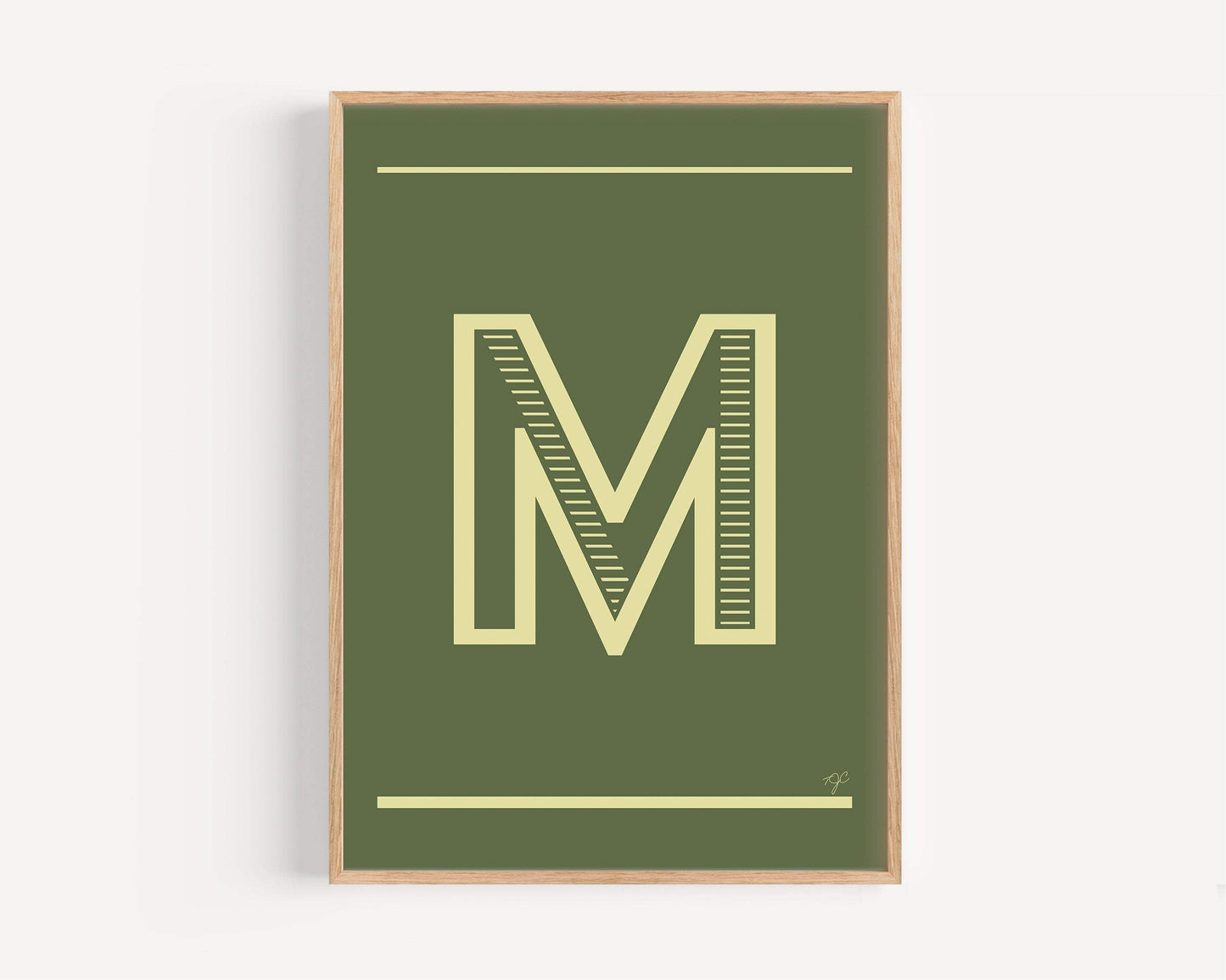 "M" – The Alphabet Print Collection