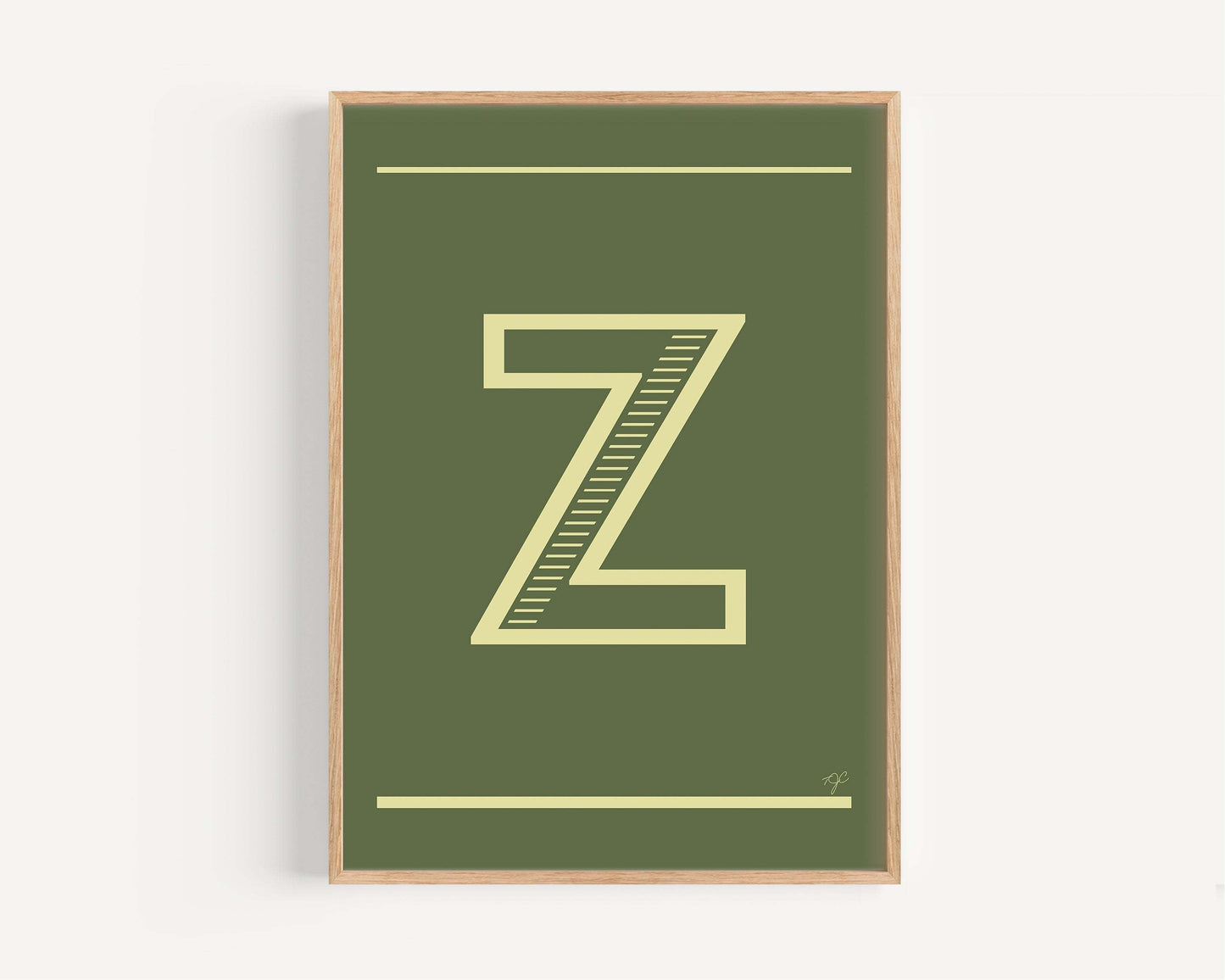 "Z" – The Alphabet Print Collection