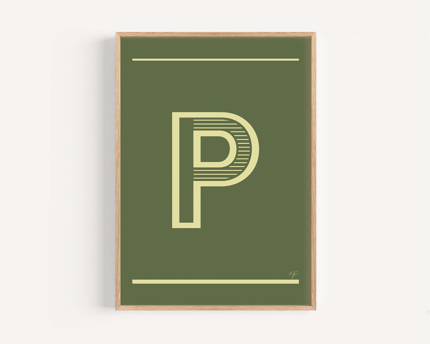 "P" – The Alphabet Print Collection