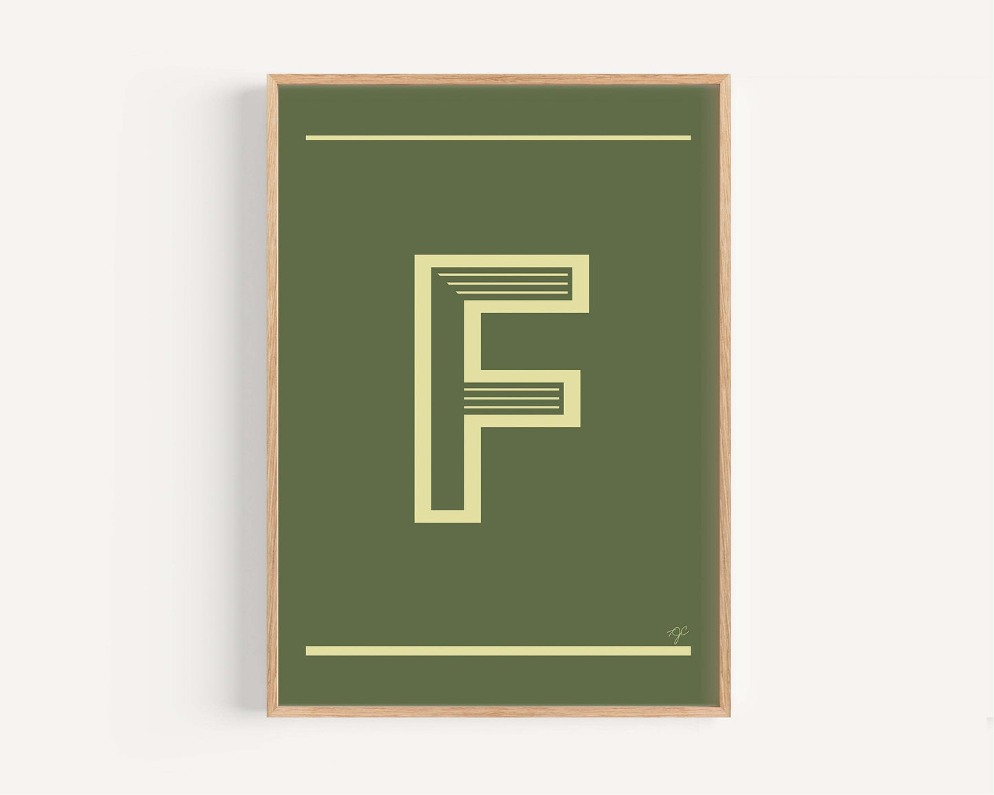 "F" – The Alphabet Print Collection