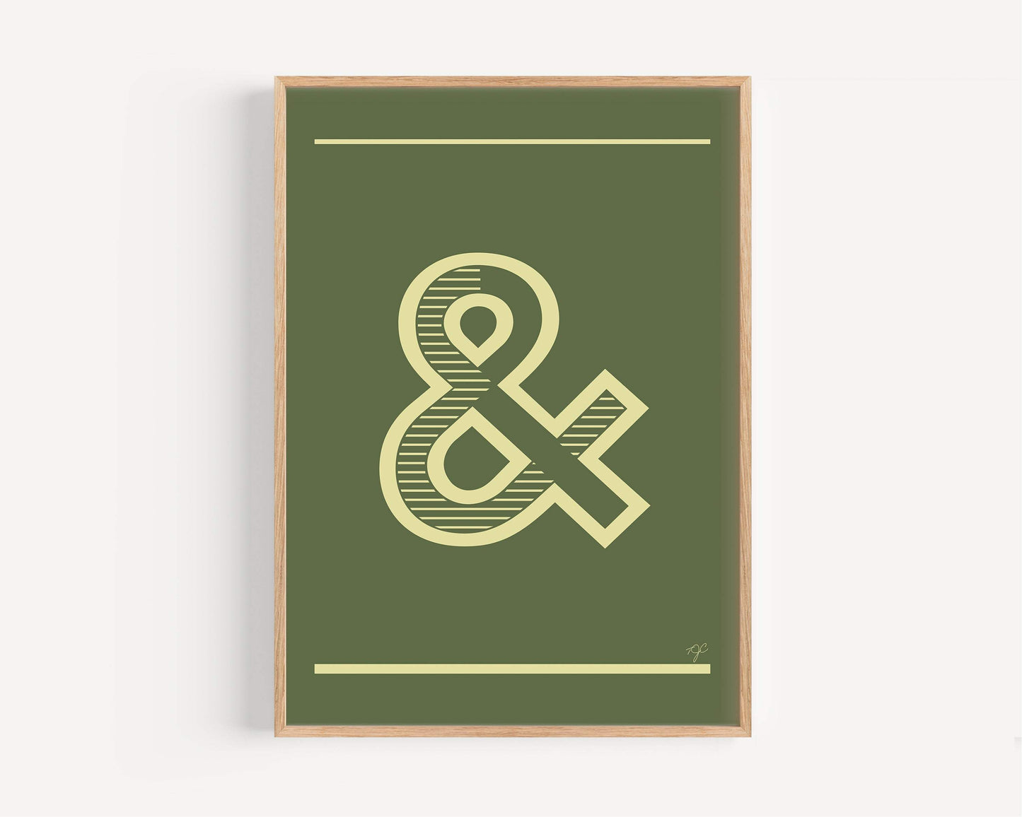 "&" – The Alphabet Print Collection