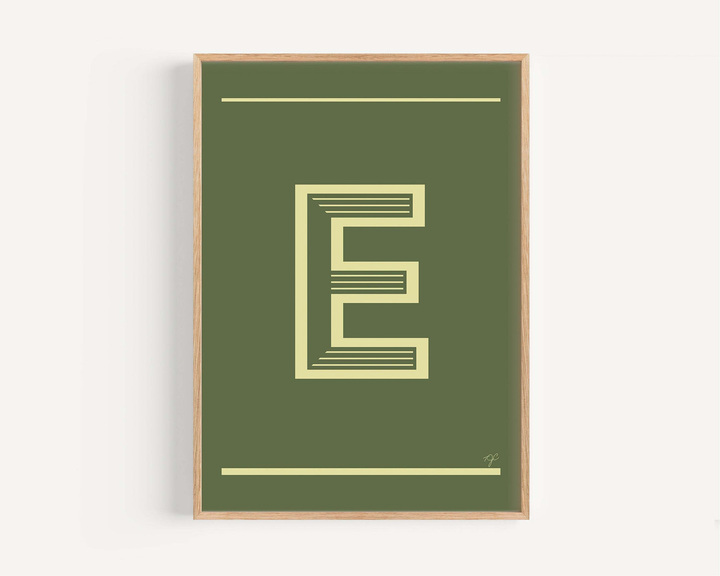 "E" – The Alphabet Print Collection