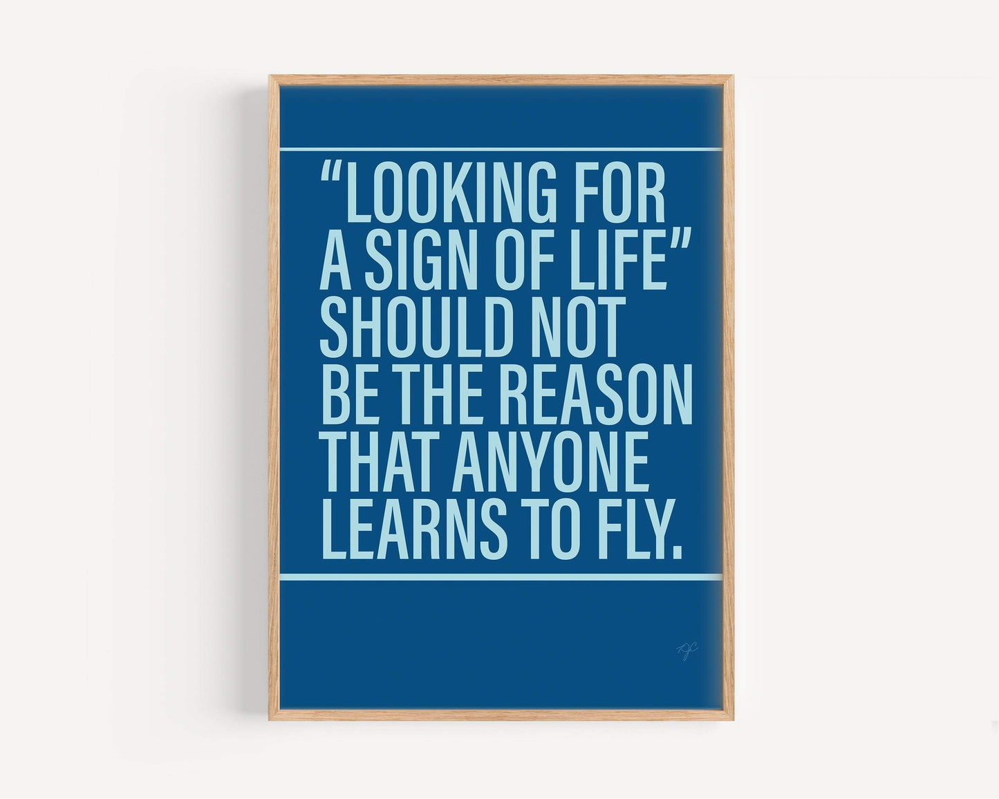 Learn to Fly Foo Fighters Alternative Lyrics Music Print | Song Lyric Wall Art UK | Striped Circle