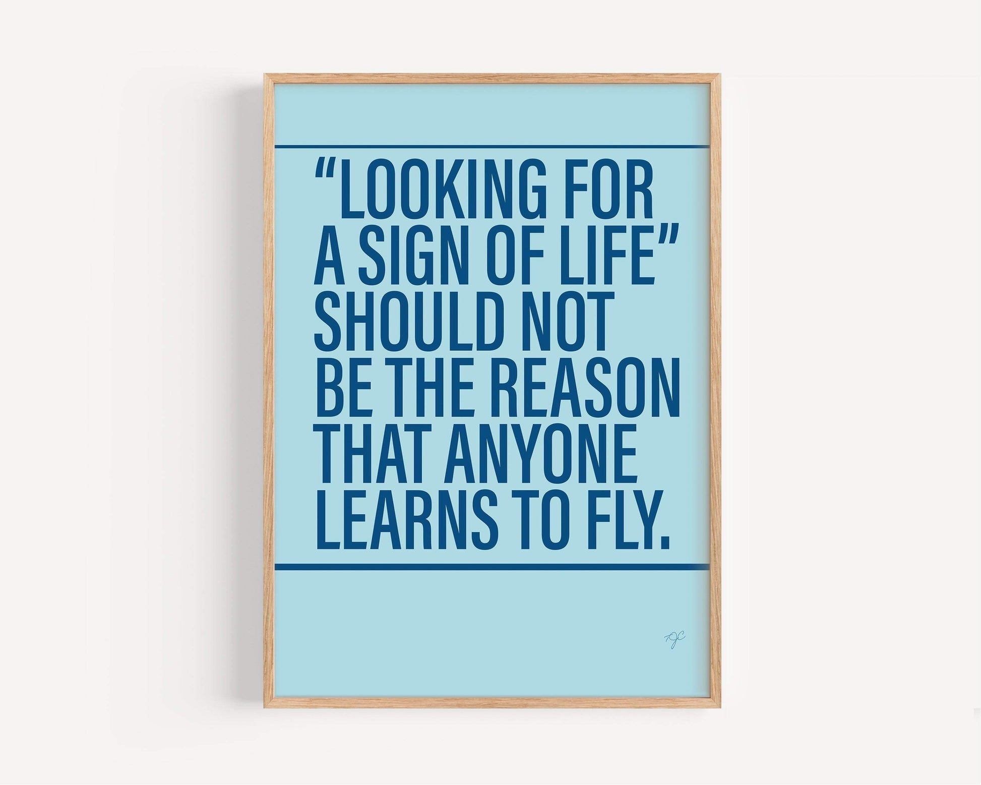 Learn to Fly Foo Fighters Alternative Lyrics Music Print | Song Lyric Wall Art UK | Striped Circle