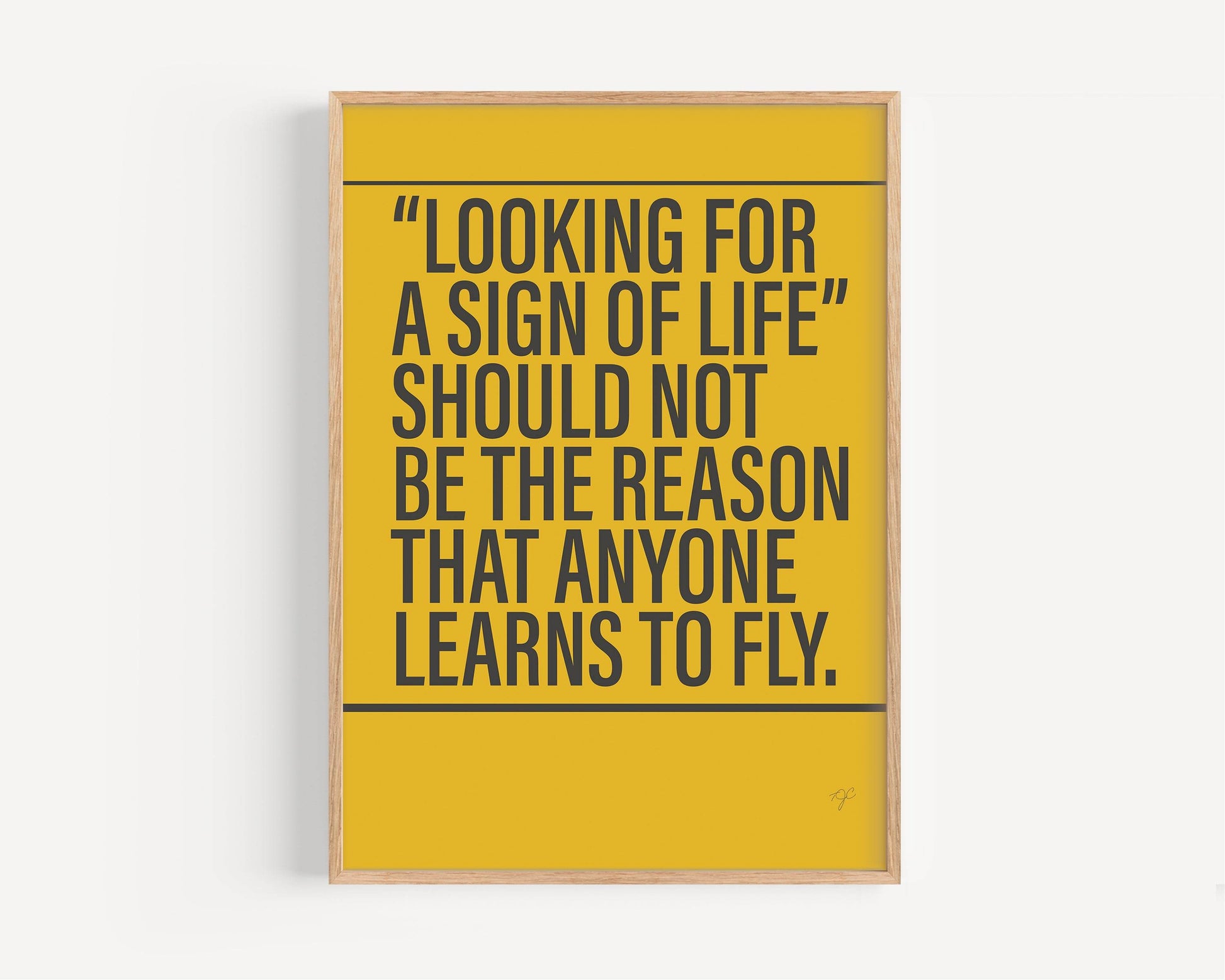 Learn to Fly Foo Fighters Alternative Lyrics Music Print | Song Lyric Wall Art UK | Striped Circle
