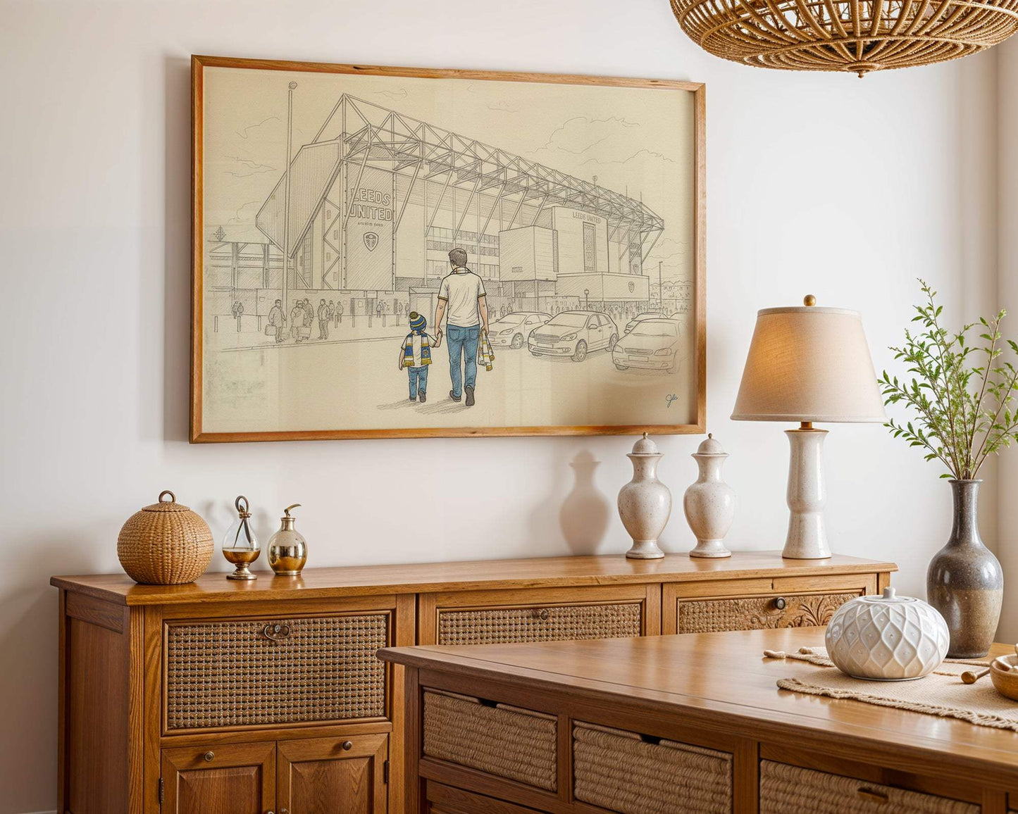 "Marching On Together" - Leeds United Football Club print