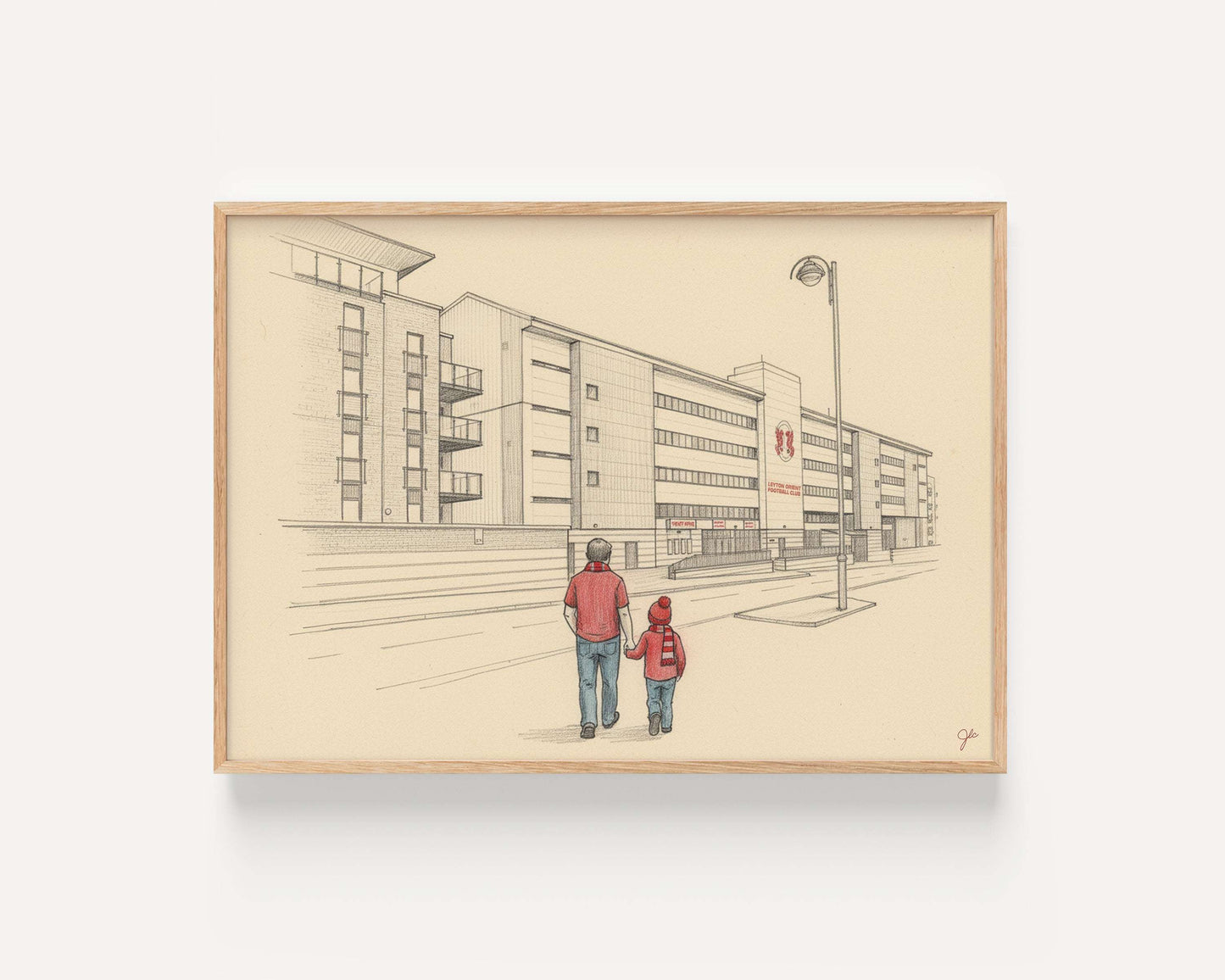 "Proud to be an O" - Leyton Orient Football Club print
