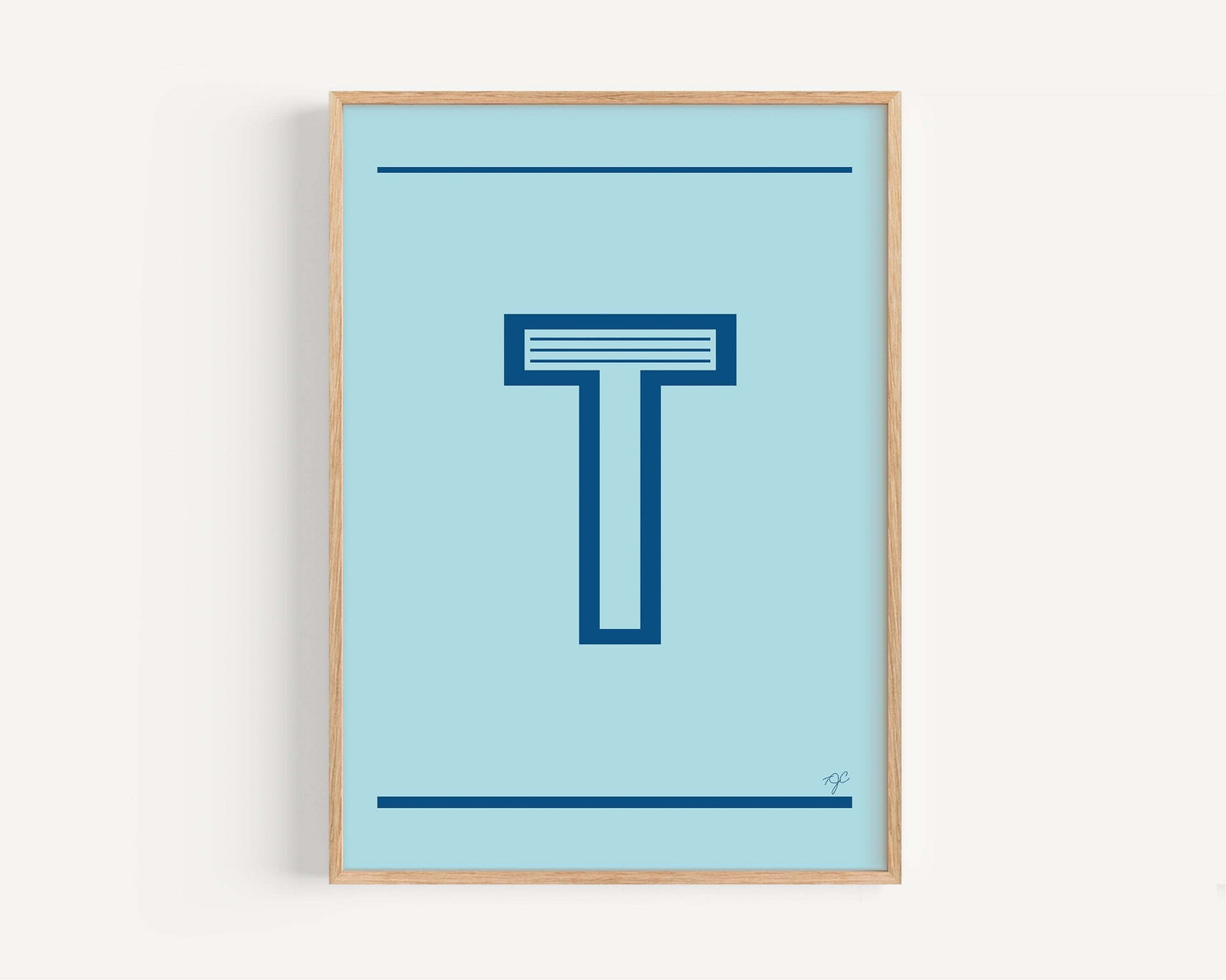 "T" – The Alphabet Print Collection