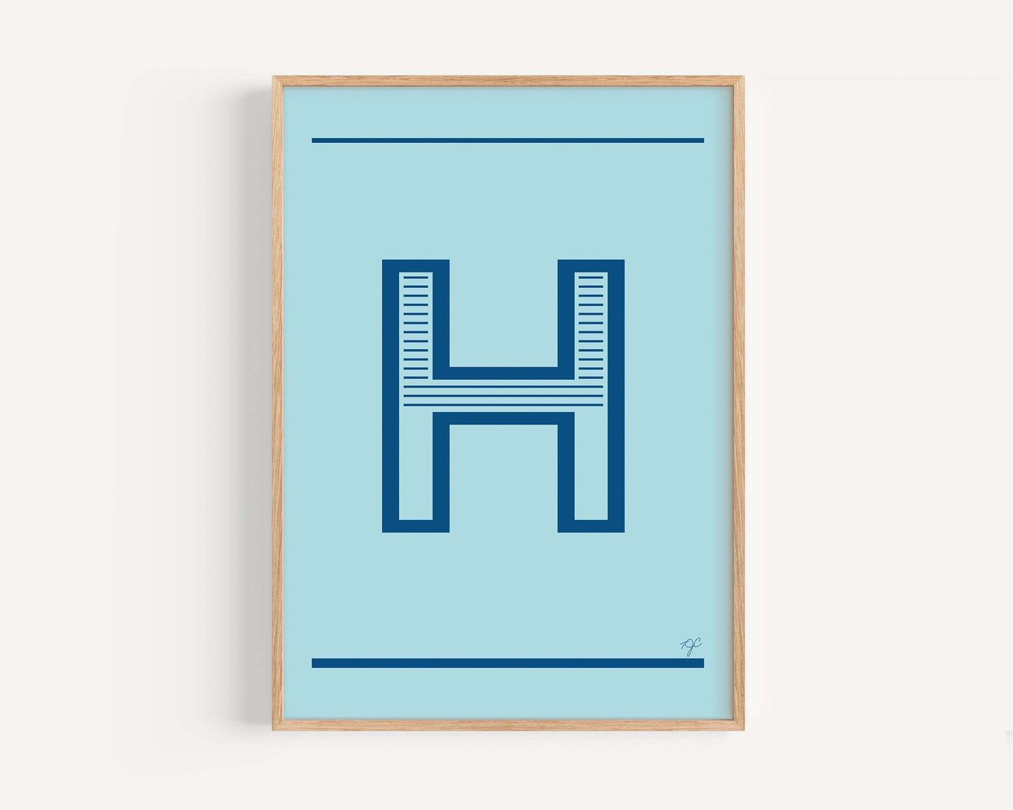 "H" – The Alphabet Print Collection