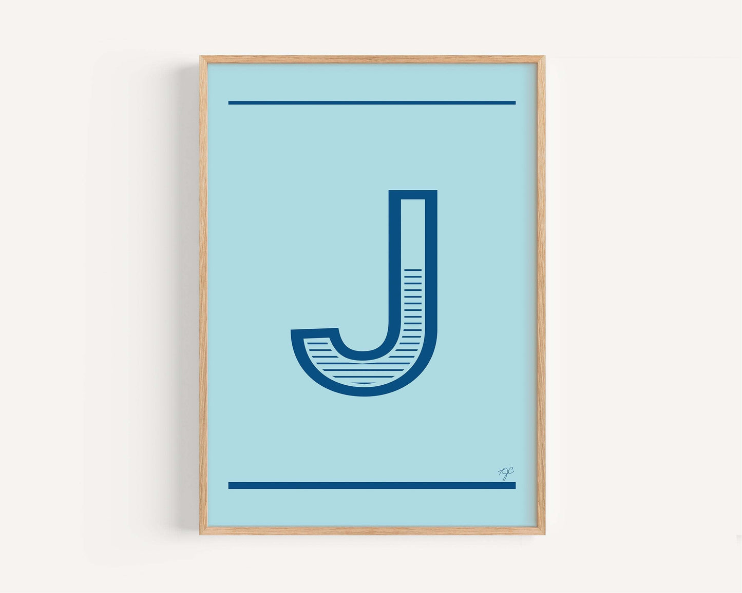 "J" – The Alphabet Print Collection