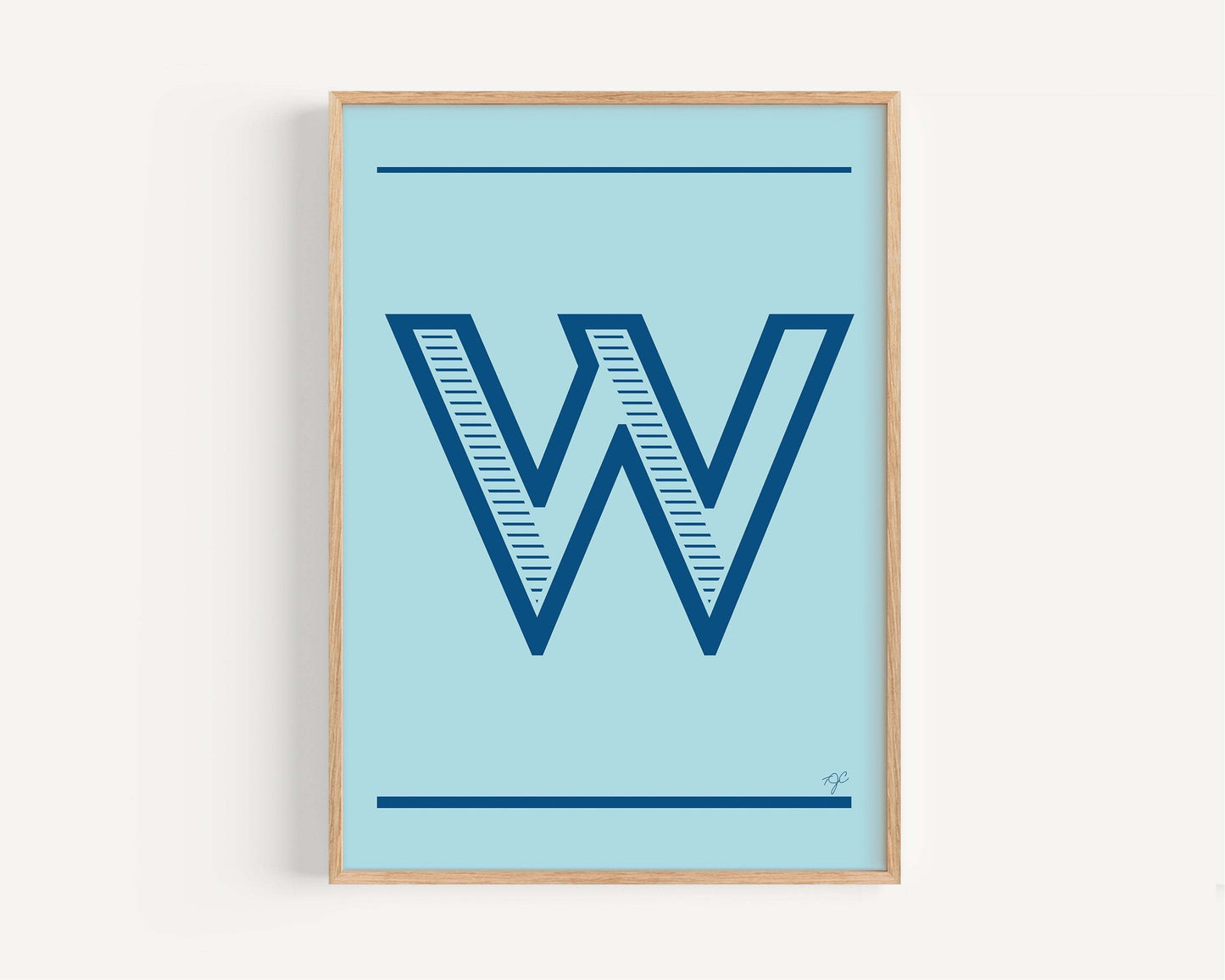"W" – The Alphabet Print Collection