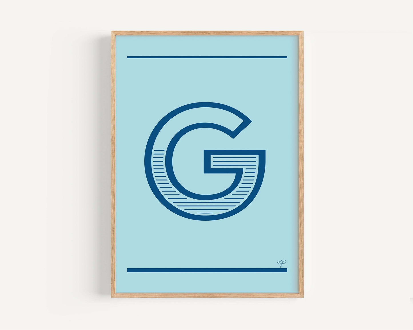 "G" – The Alphabet Print Collection