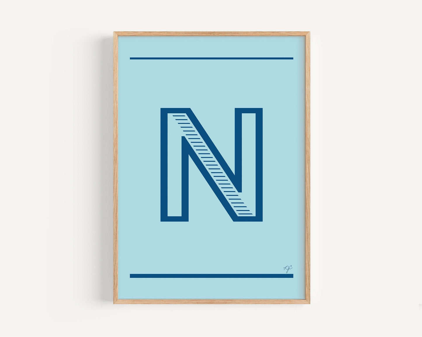 "N" – The Alphabet Print Collection