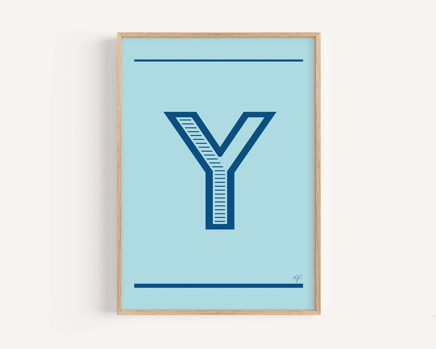 "Y" – The Alphabet Print Collection