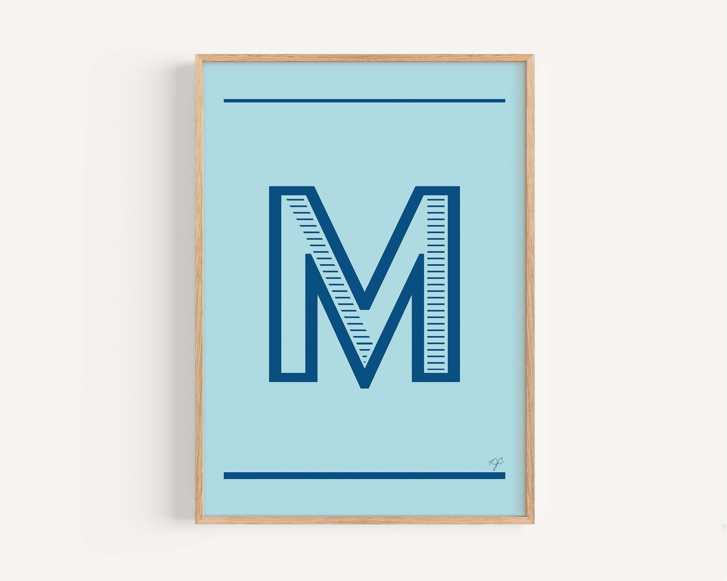 "M" – The Alphabet Print Collection