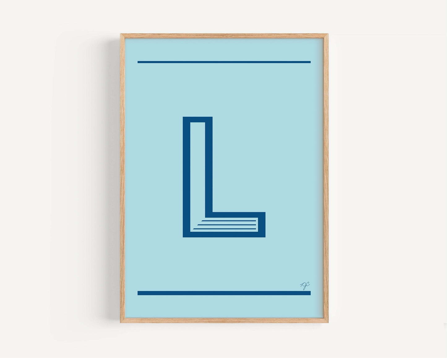 "L" – The Alphabet Print Collection