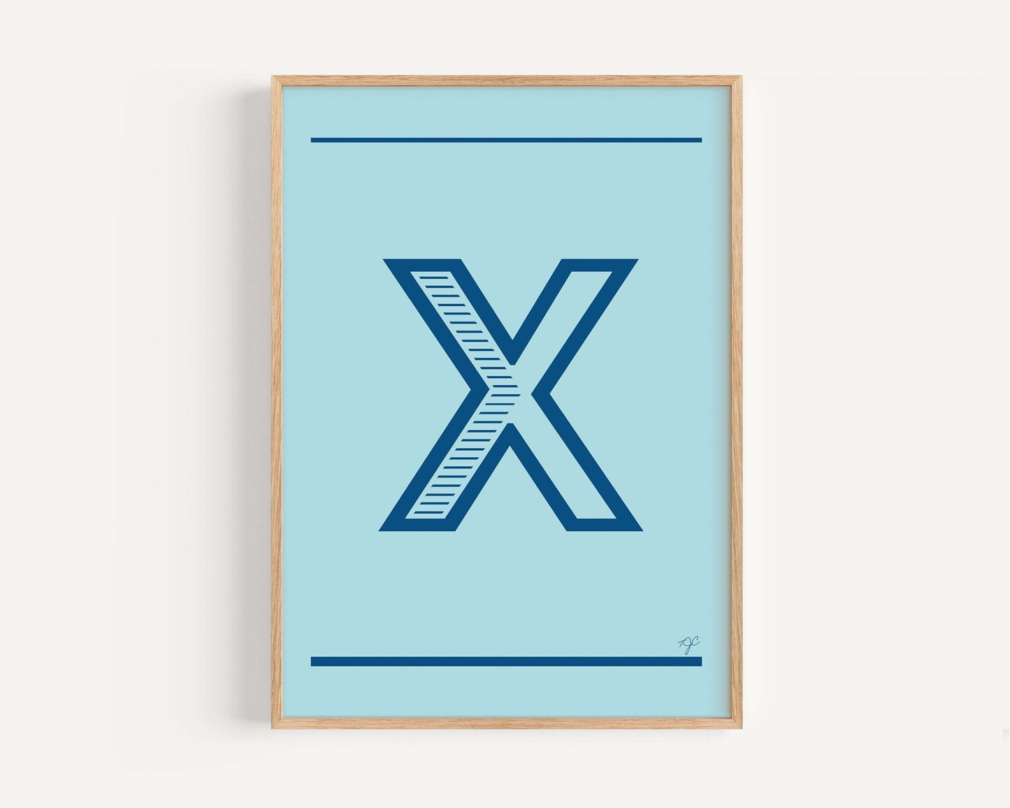 "X" – The Alphabet Print Collection
