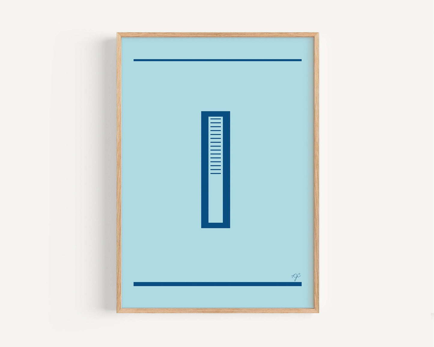 "I" – The Alphabet Print Collection