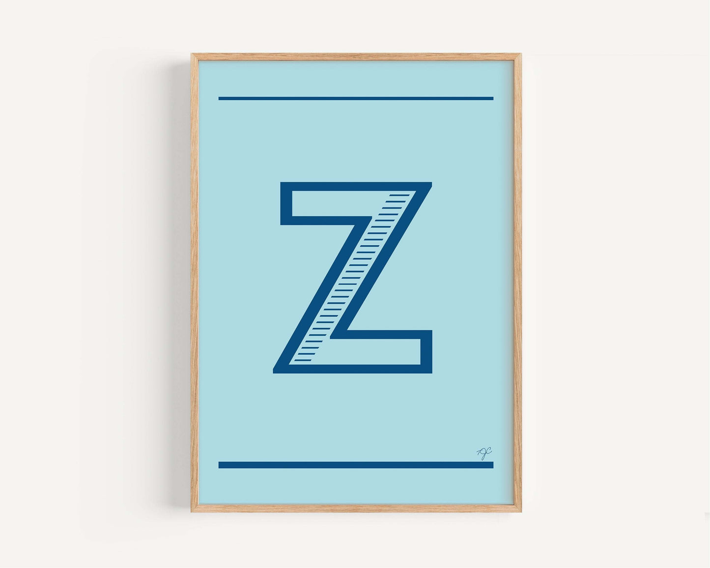 "Z" – The Alphabet Print Collection