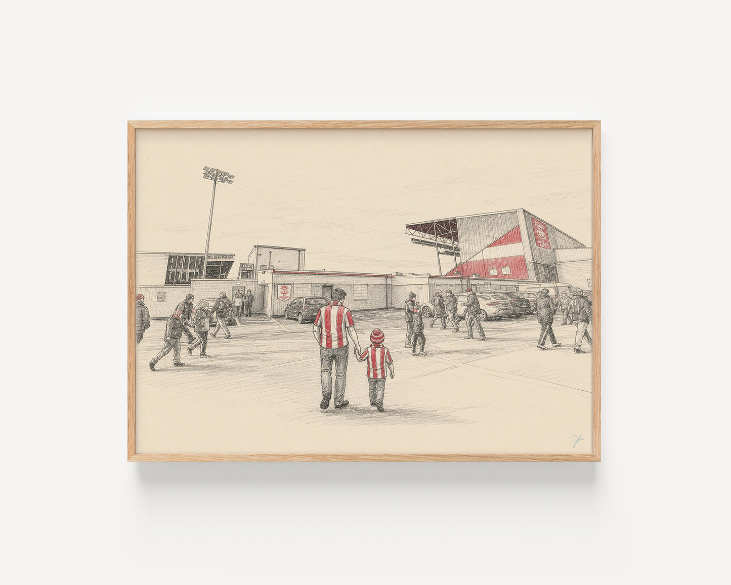 "Up The Imps" - Lincoln City Football Club print