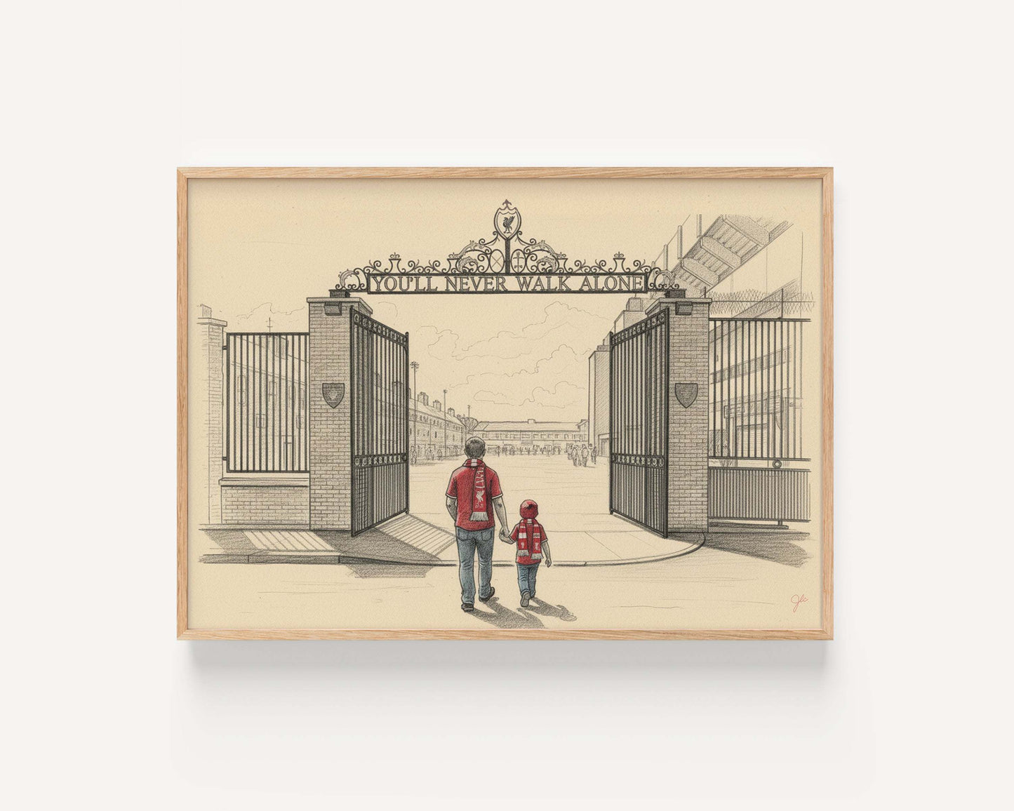 "You'll Never Walk Alone" - Liverpool Football Club print