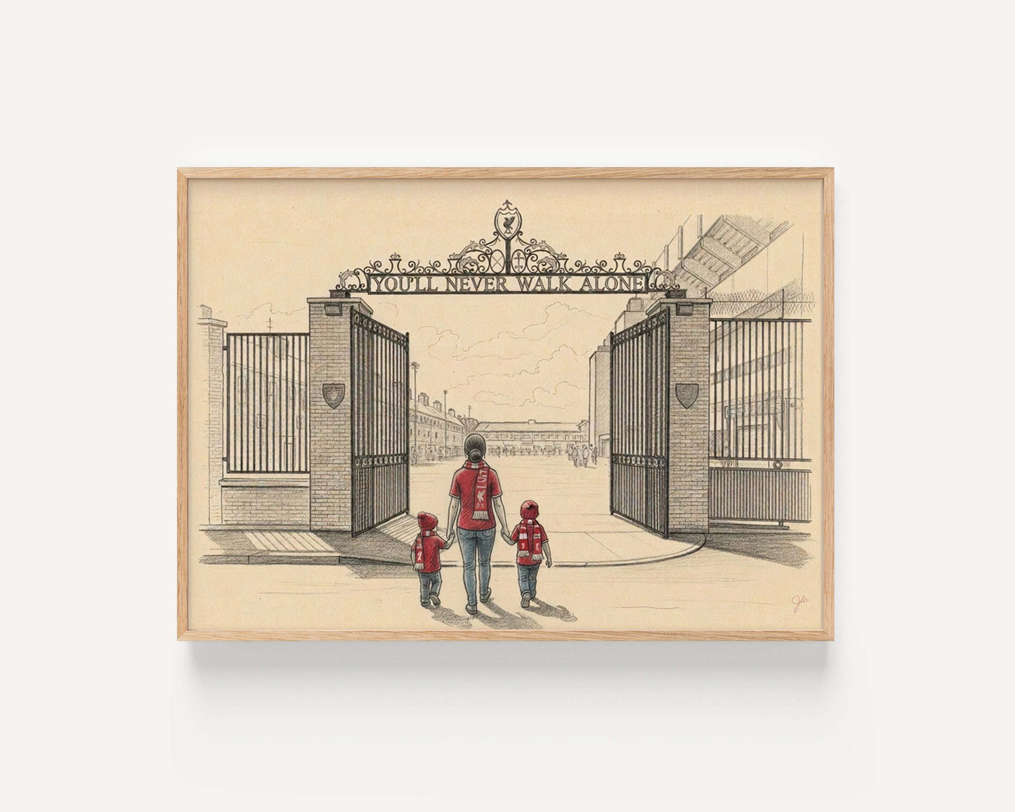 "You'll Never Walk Alone" - Liverpool Football Club print | UK Wall Art