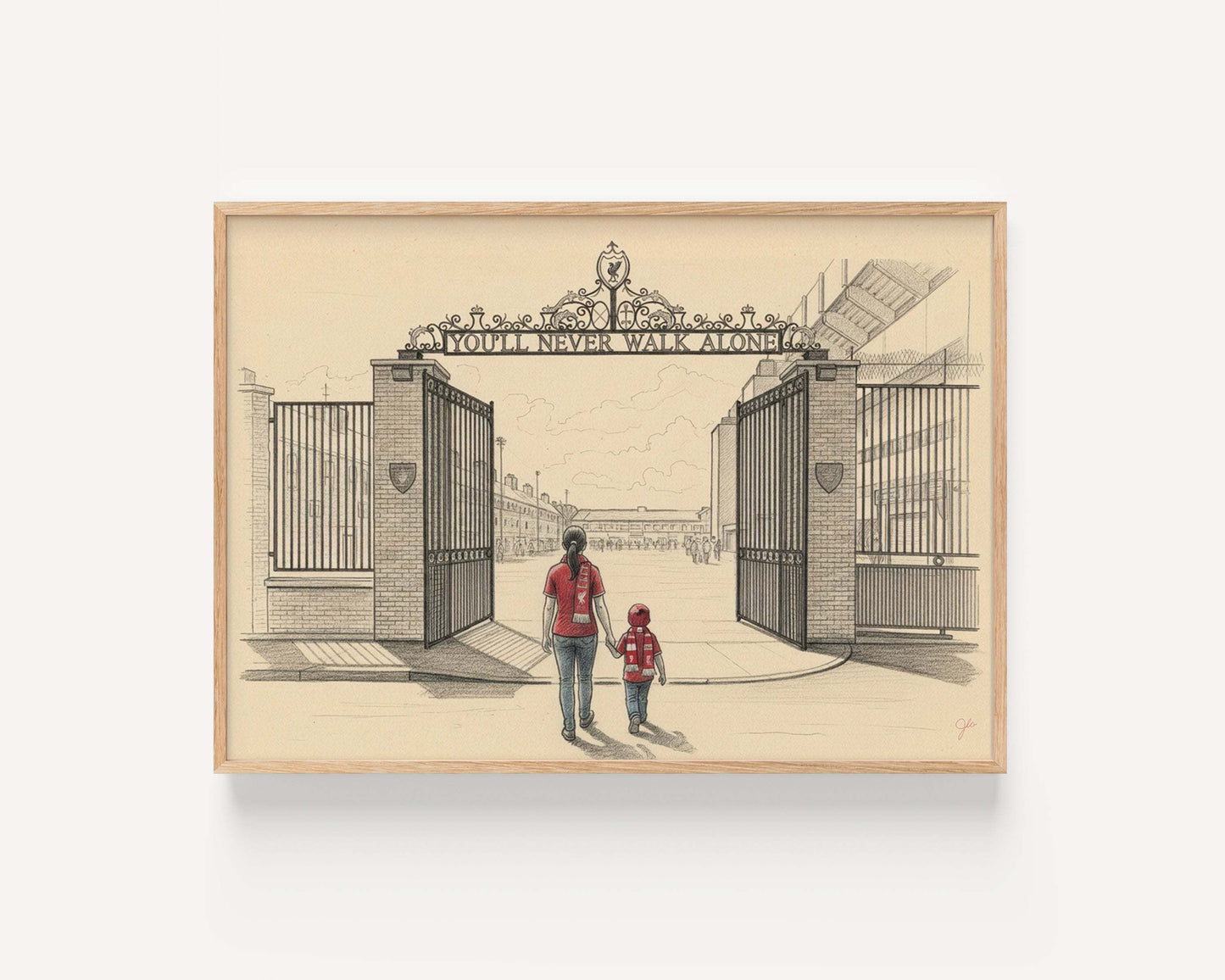 "You'll Never Walk Alone" - Liverpool Football Club print | UK Wall Art