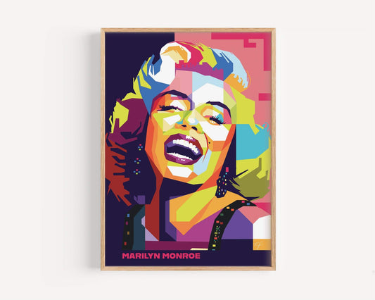 Marilyn Monroe print produced on a high quality luxury fine art paper.