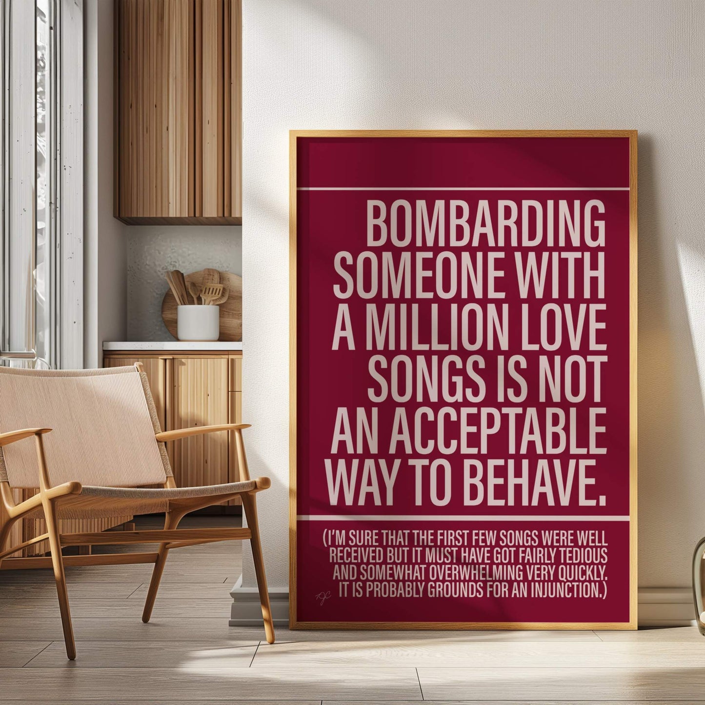 A Million Love Songs print