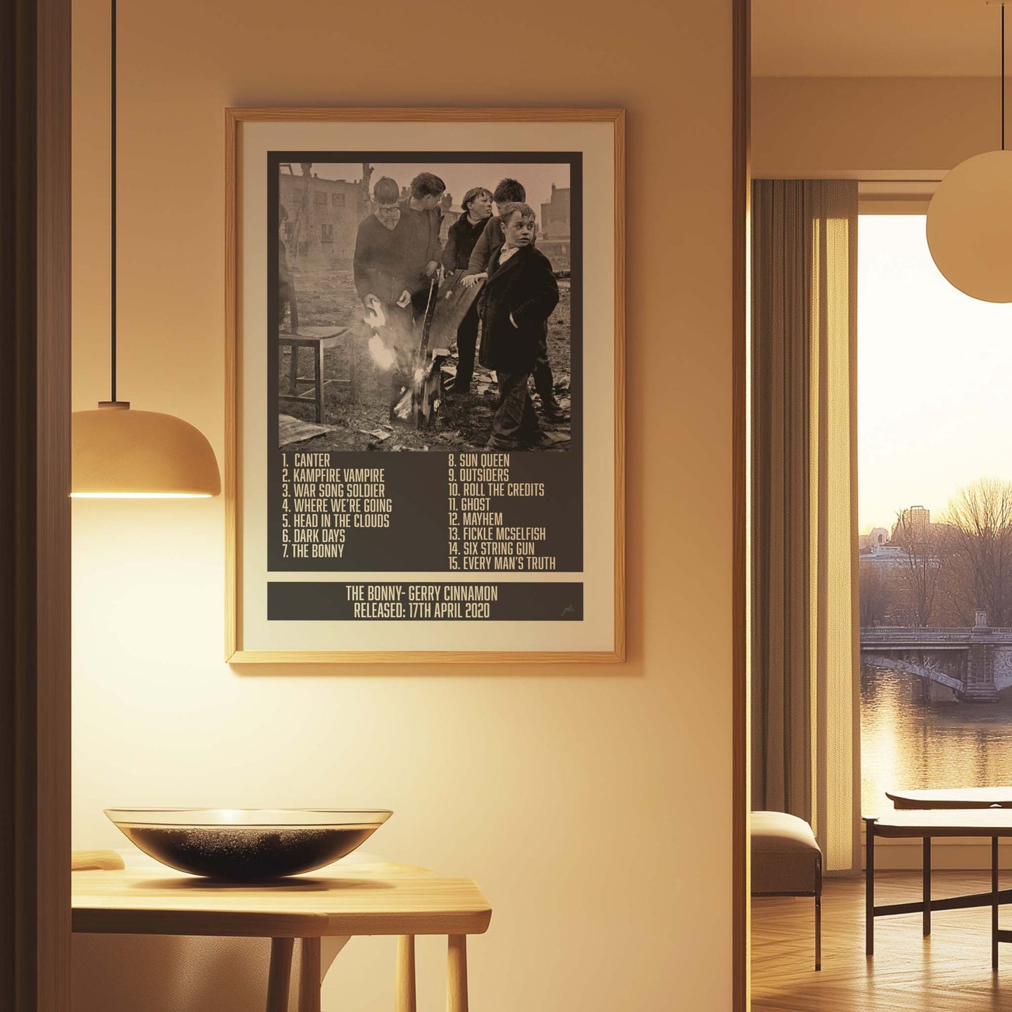 The Bonny Gerry Cinnamon album print printed on luxury matte art paper