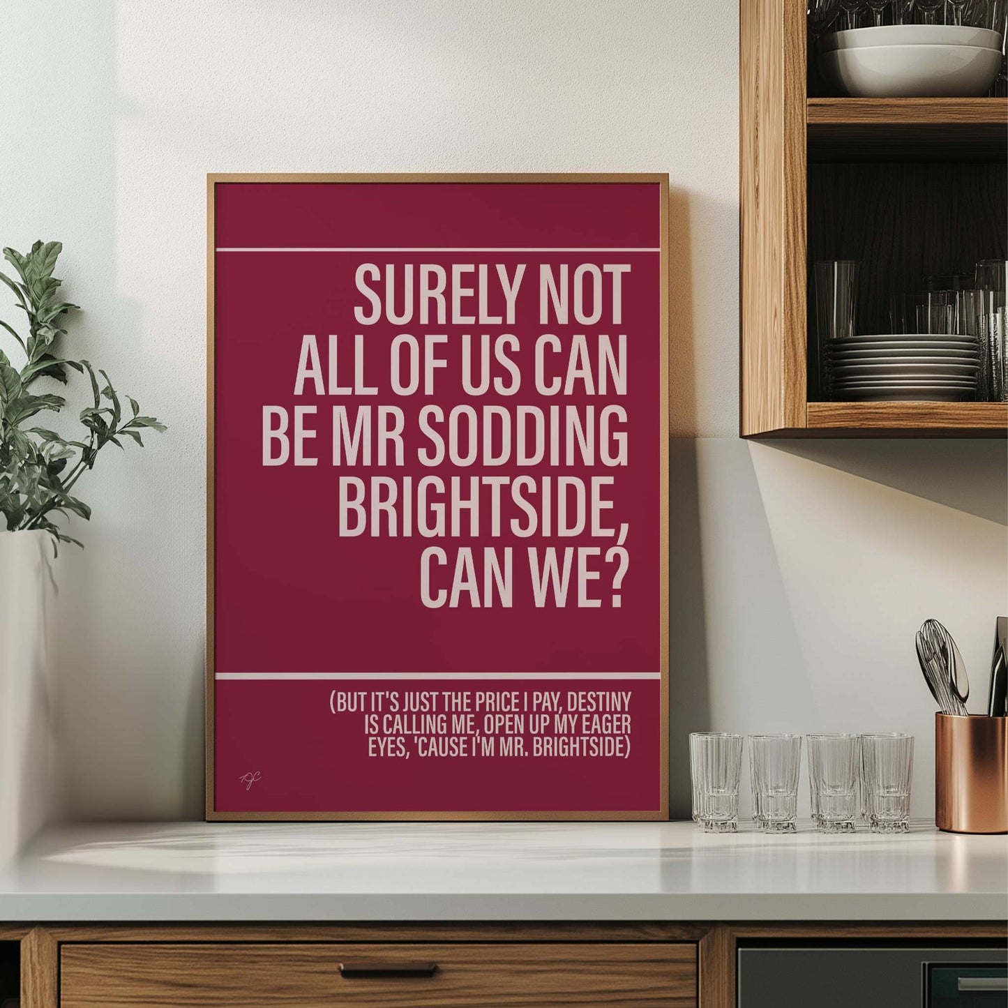 Mr Brightside - Framed Print